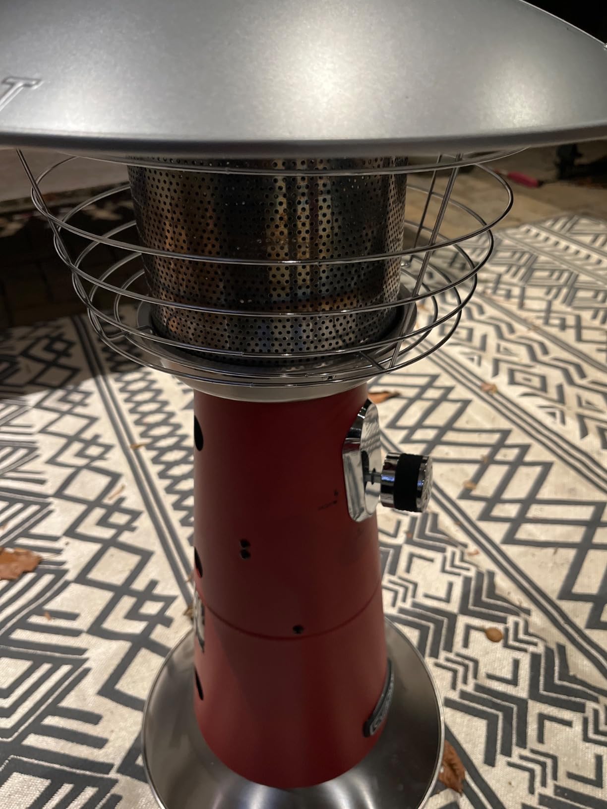 Cuisinart Patio Heater, Tabletop, Anti-Tilt Safety Switch, 11,000 BTU, Gray customer photo 2