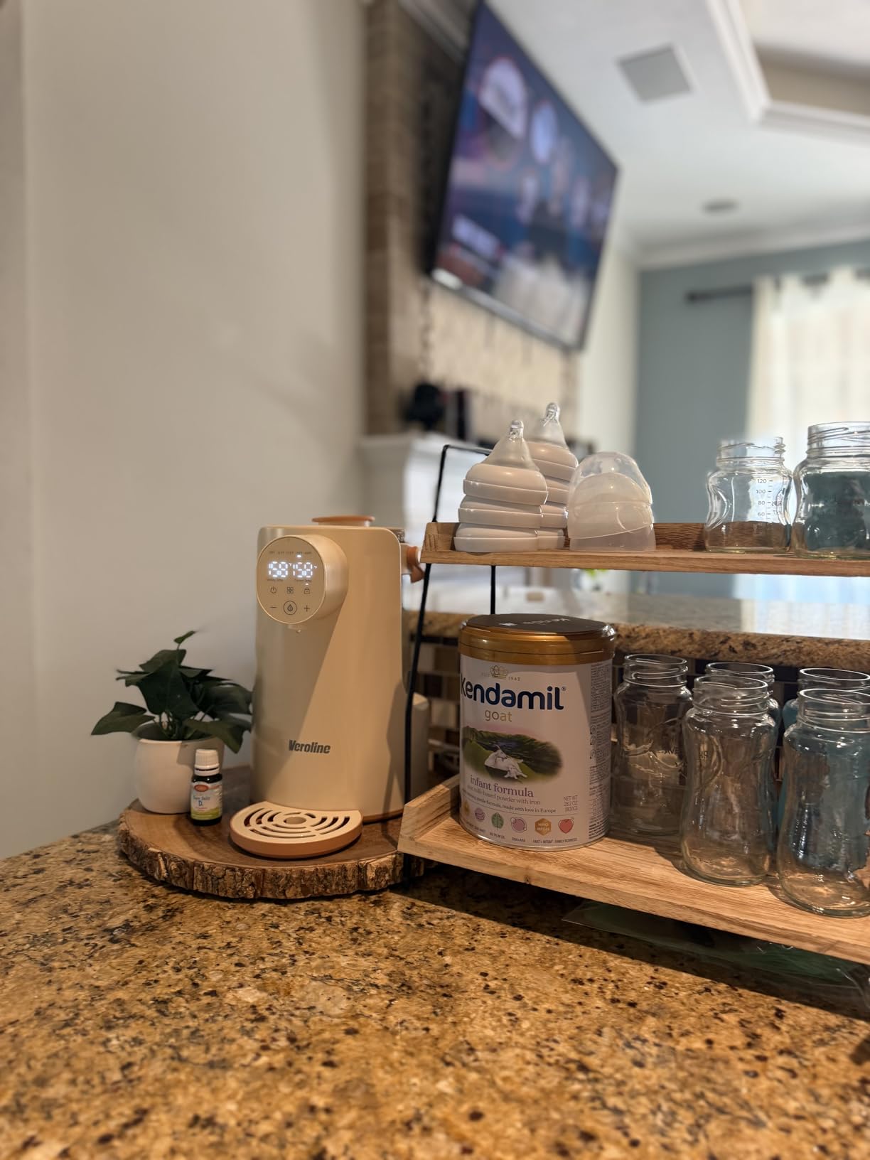 2L Baby Formula Dispenser, Baby Bottle Warmer with Night Light customer photo 1