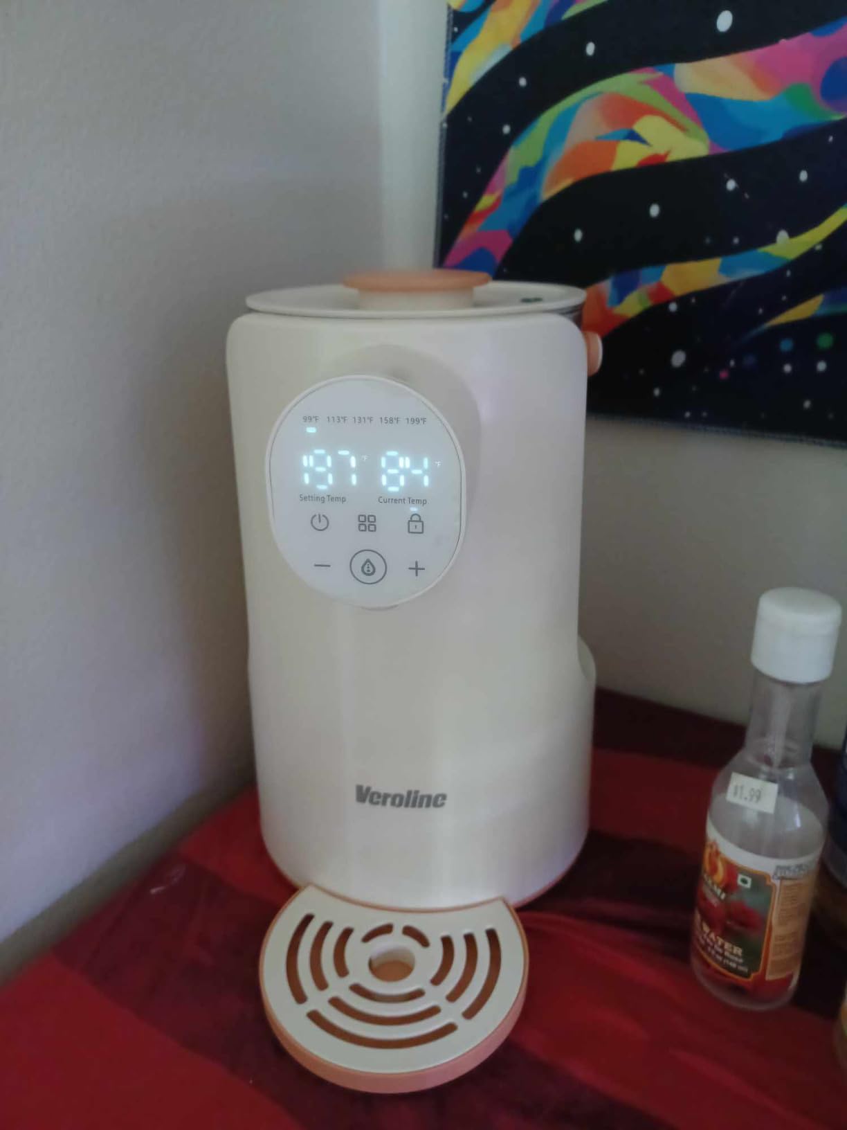 2L Baby Formula Dispenser, Baby Bottle Warmer with Night Light customer photo 2