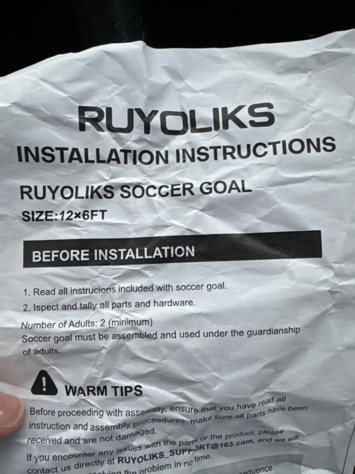 Soccer Goal 12×6, 8×6 and 6×4 FT Soccer Goals for Backyard, 2