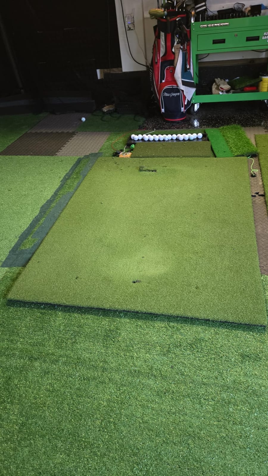 Bltend Golf Mat 36mm: 5x4ft/6x4ft Golf Hitting Mat Practice Outdoor Indoor | Elite Dense Artificial Turf, Heavy Duty Thickened EVA Backing, Balls & Tees, Driving Chipping Backyard Simulators Practice customer photo 1