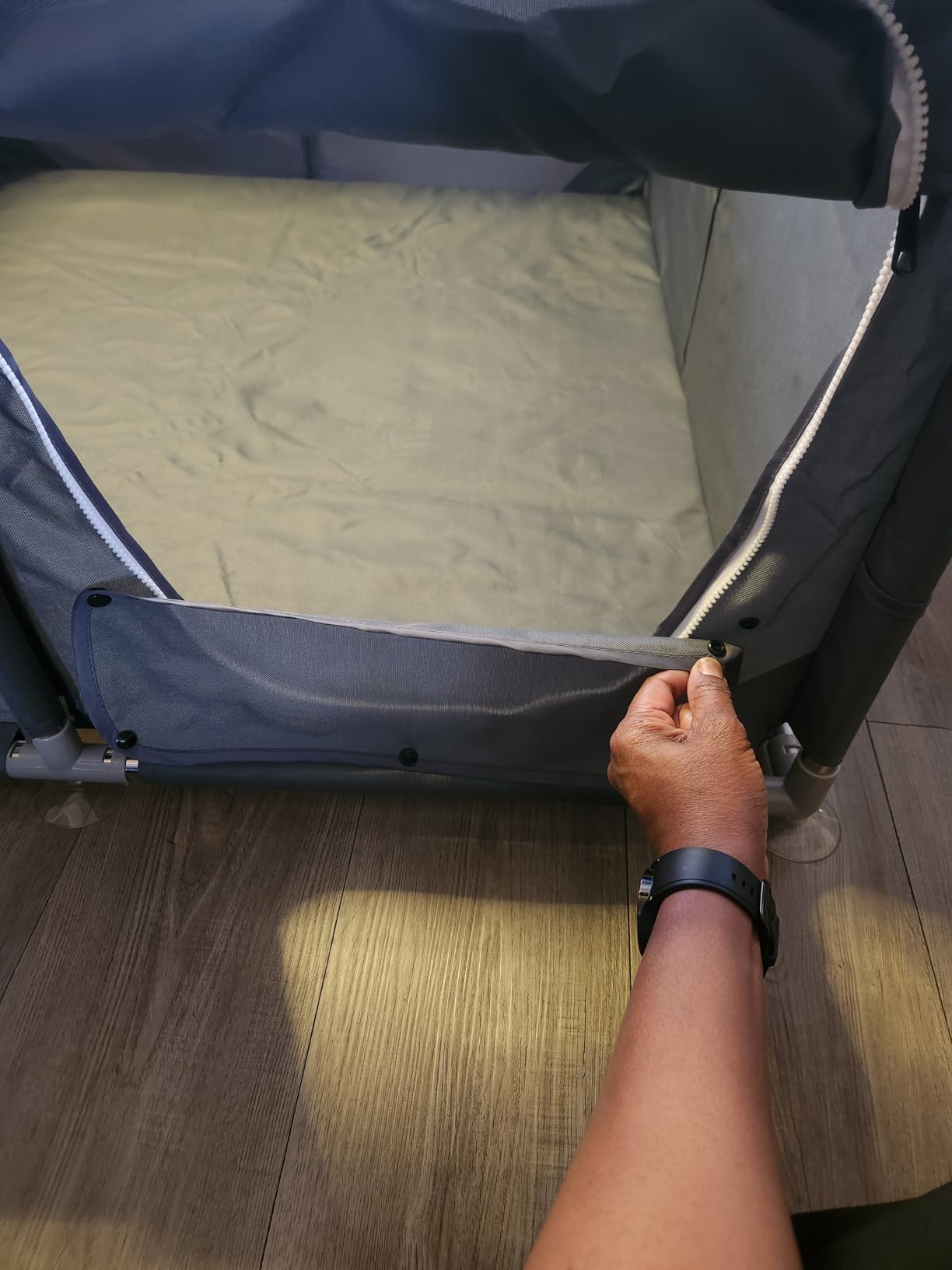 Whelping Box for Dogs and Puppies, 48×48×18 in Whelping Supplies with Waterproof Whelping Pad for Medium Small Dogs customer photo 1