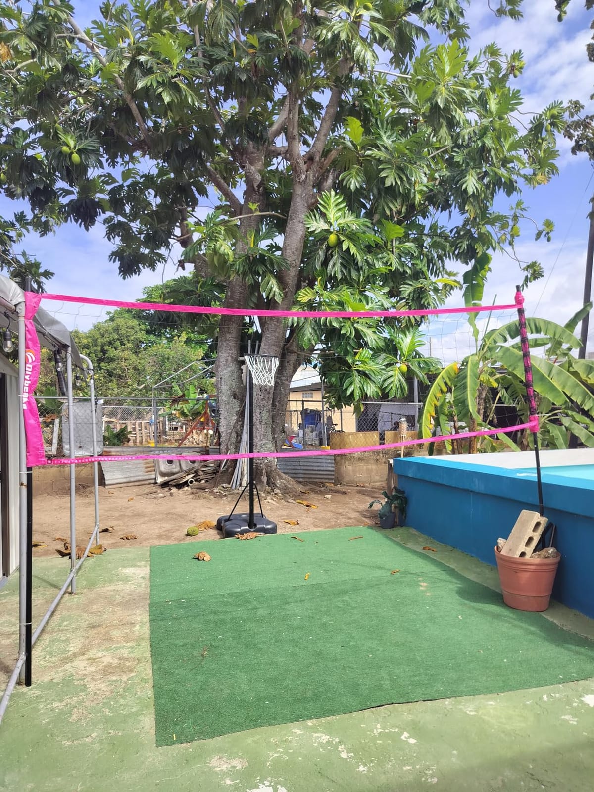 Portable Outdoor Volleyball Net Set 20FT / 32FT, 4 Adjustable Heights customer photo 1