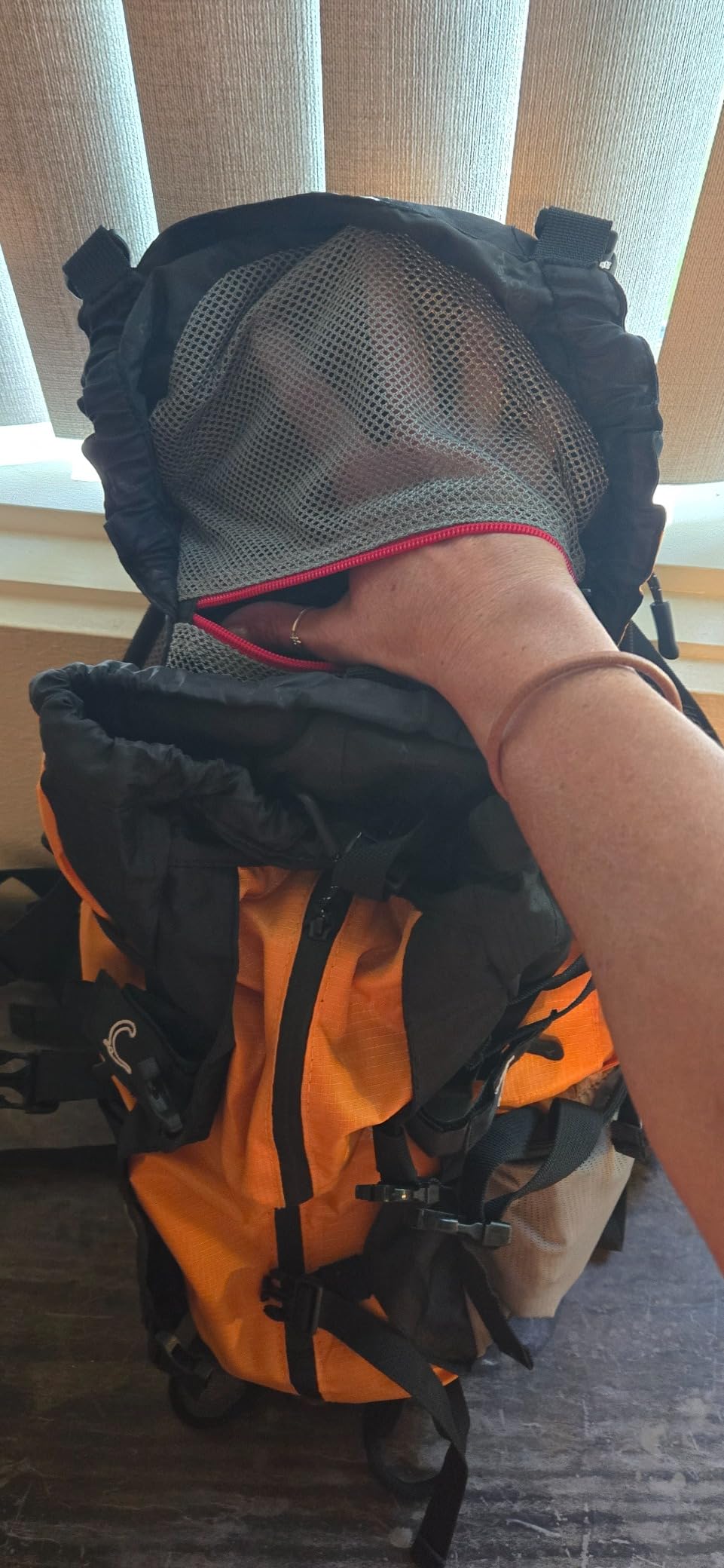Teton 65L Signal backpack, durable and ready for hiking, camping or backpacking. Perfect lightweight travel bag with more room than you think, Onyx customer photo 2