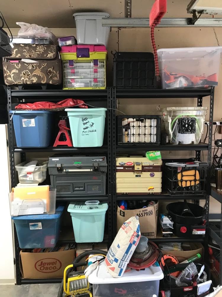REIBII 2400 Lbs Garage Shelving for Basement, Adjustable Shelving Unit customer photo 1