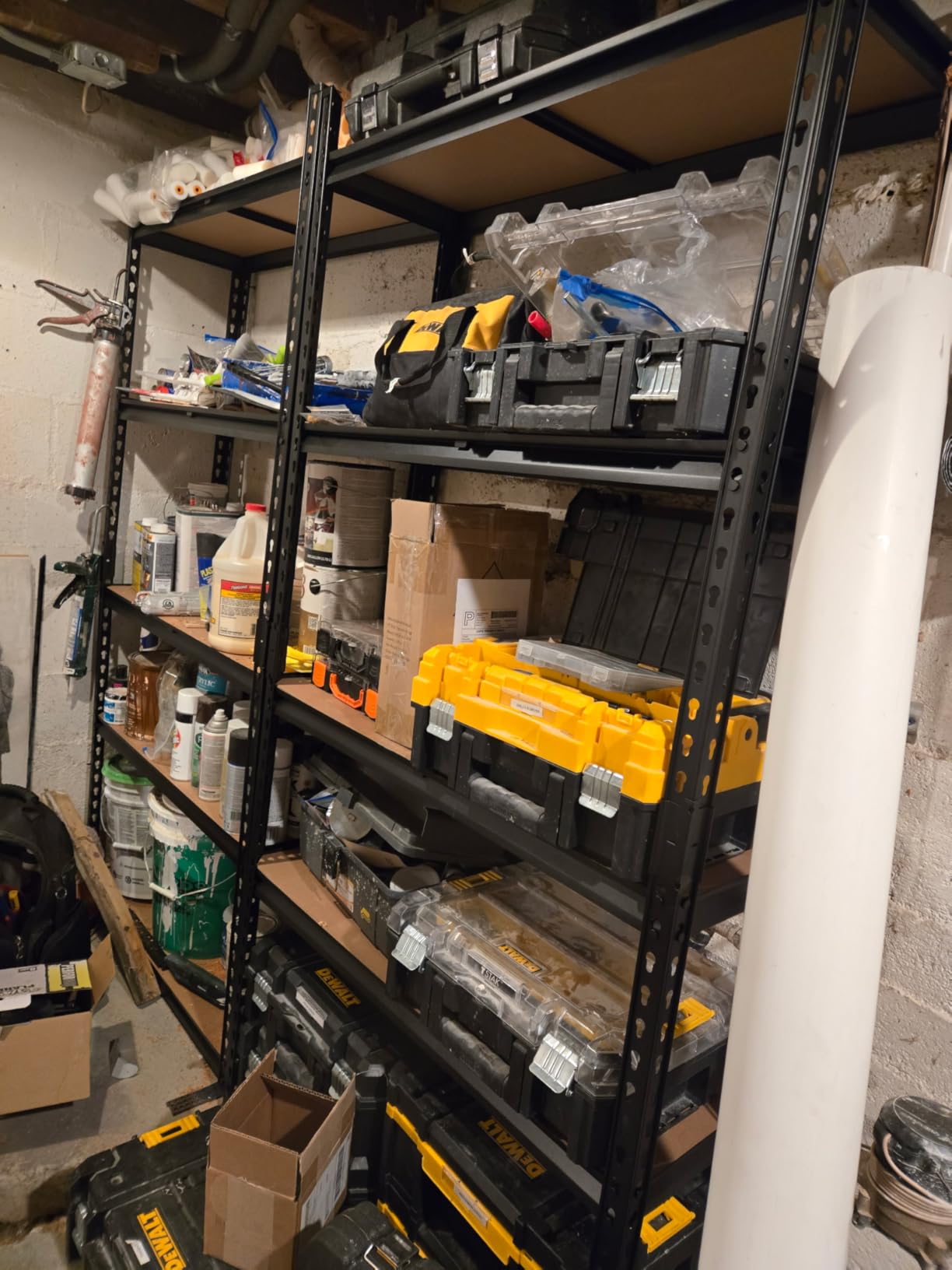REIBII 2400 Lbs Garage Shelving for Basement, Adjustable Shelving Unit customer photo 2