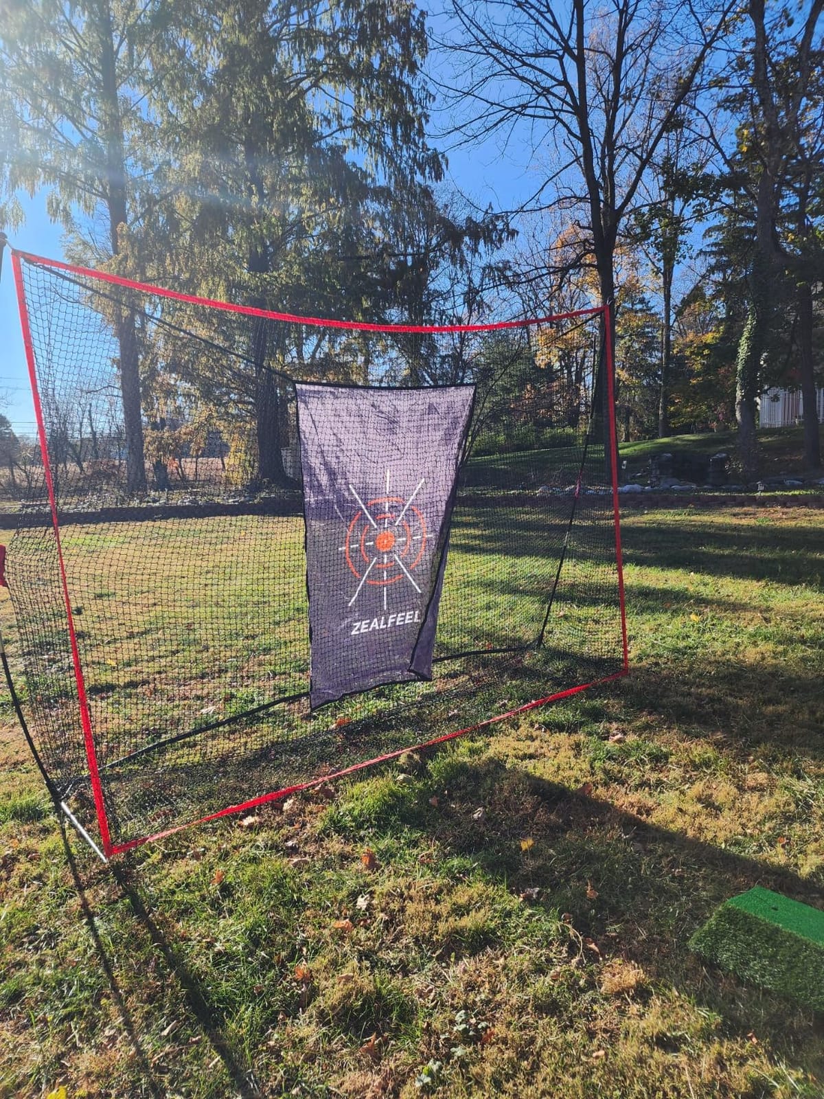ZEALFEEL Golf Net, 10 x 7 ft Hitting Practice Set with Chipping Net customer photo 2
