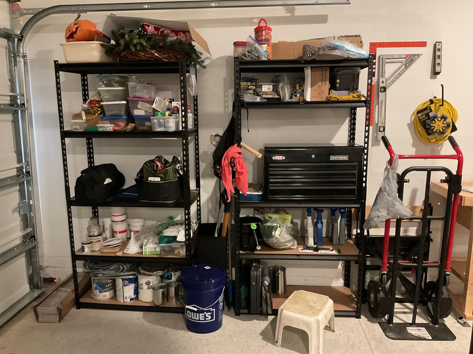 REIBII 2 Pack Garage Shelving, 2400LBS Each,Heavy Duty Storage Shelves customer photo 2