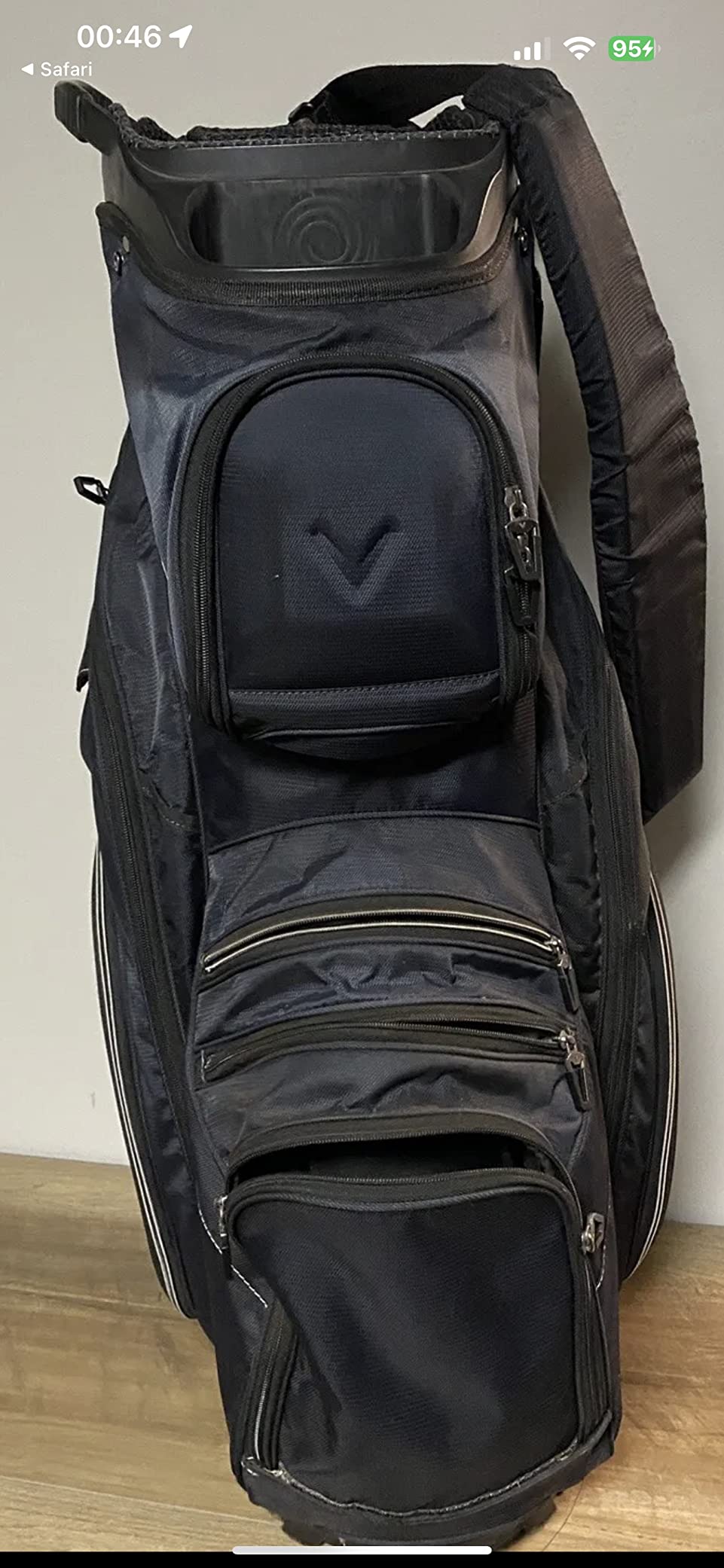 Callaway Golf ORG 14 Cart Bag (Navy/Flow Yellow) customer photo 1