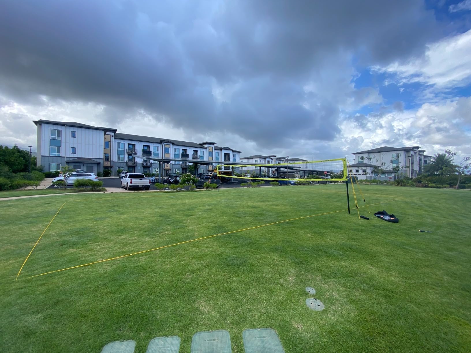 Park & Sun Sports Spectrum Classic: Adjustable Professional Outdoor Volleyball Net System customer photo 2