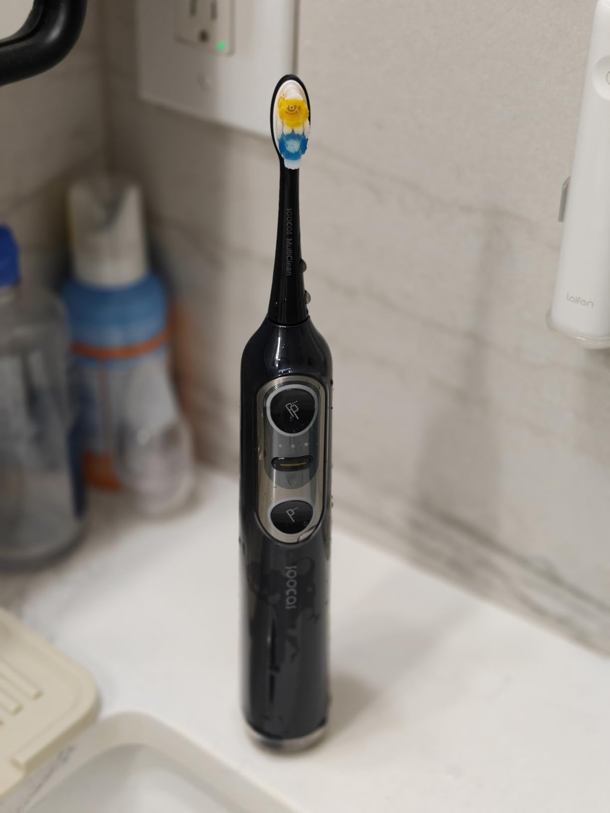 Soocas NEOS II Electric Toothbrush with Water Flosser Combo, Dark Violet customer photo 1