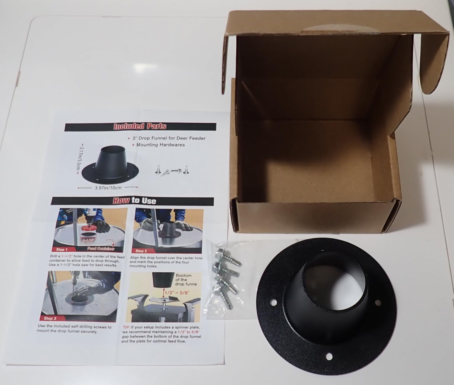6V Deer Feeder Kit, Motor and Timer Metal Kit, Digital Game FeederTimer, Mounting Bracket Included, Up to 8 Feed Time, Easy to Install, Weatherproof Feed Kit customer photo 1