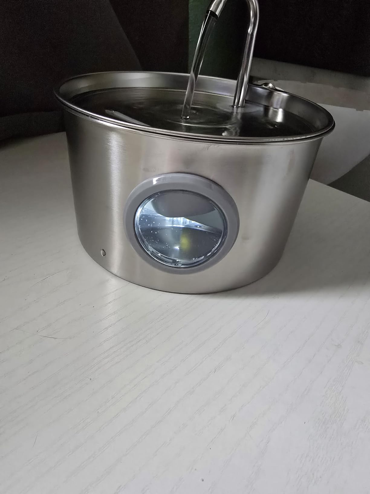 Cat Water Fountain Stainless Steel: 74oz/2.2L Cat Fountain for Drinking - Pet Water Fountain for Cats Inside - Quiet Cats Water Bowl Dispenser - Kitty Drinking Fountains - for Pets& Small Animals customer photo 2