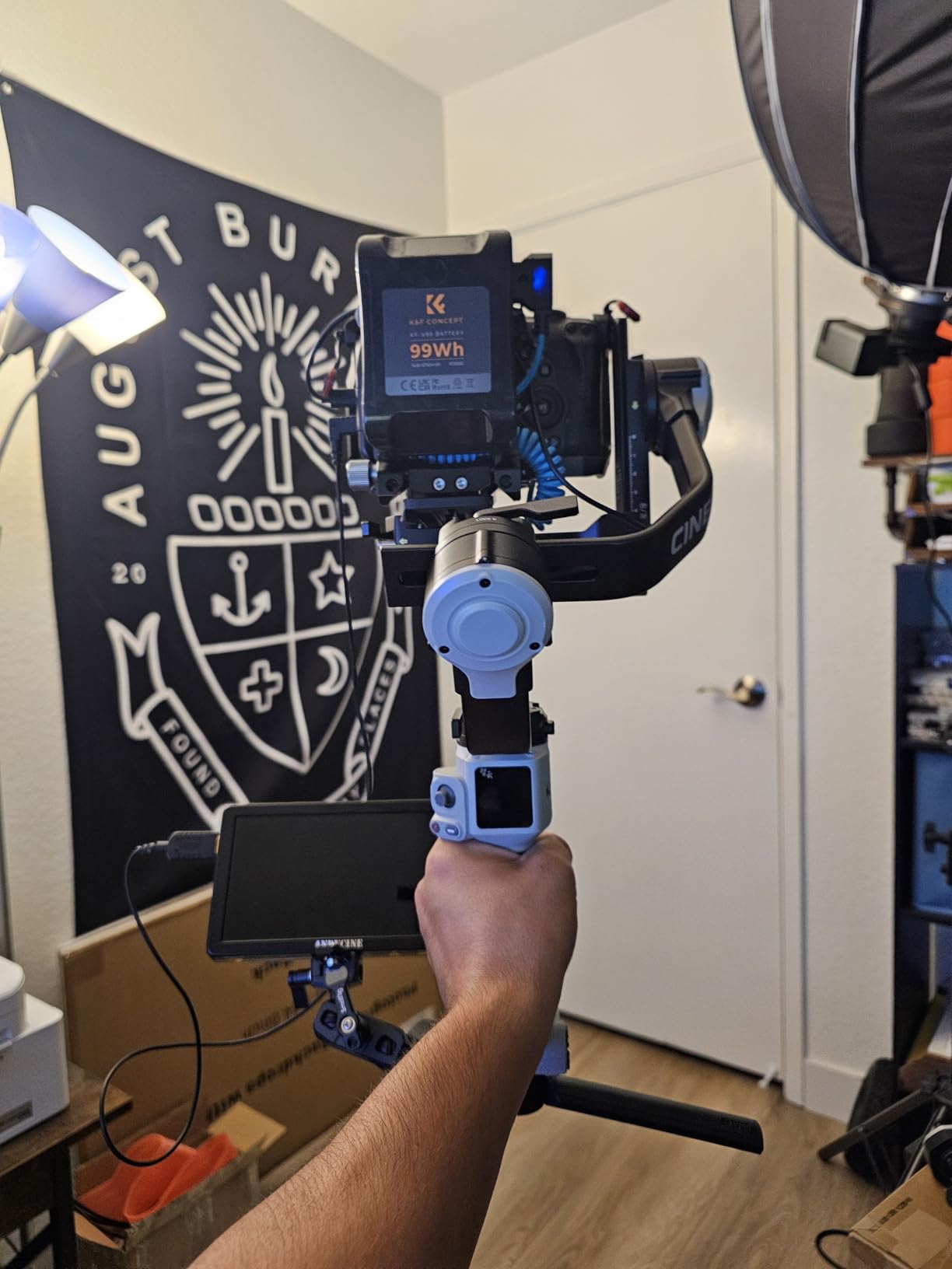 ZHIYUN Crane 4E Camera Gimbal Stabilizer for Canon/Nikon/Sony with Tripod customer photo 1