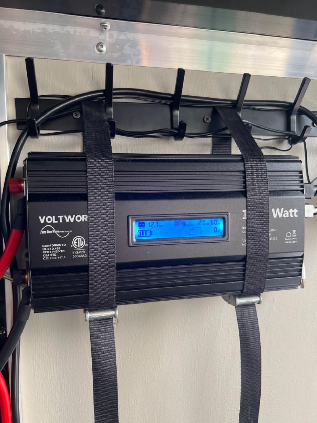 Pure Sine Wave Inverter 1500 Watt 12V to 110V 120V AC, 3100W Max for 2S customer photo 1