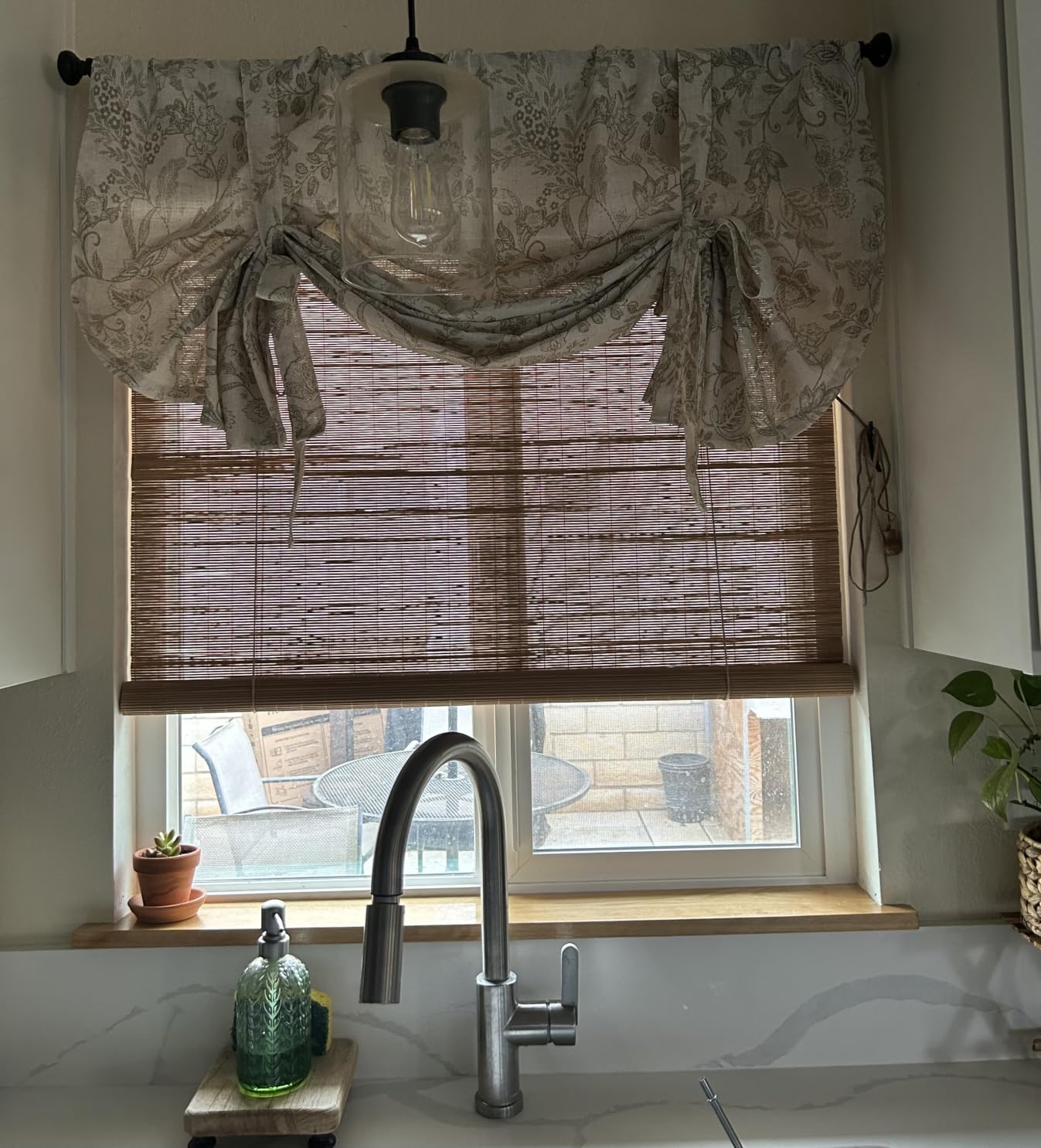Bamboo Blinds for Interior Windows, Custom Bamboo Shades customer photo 2