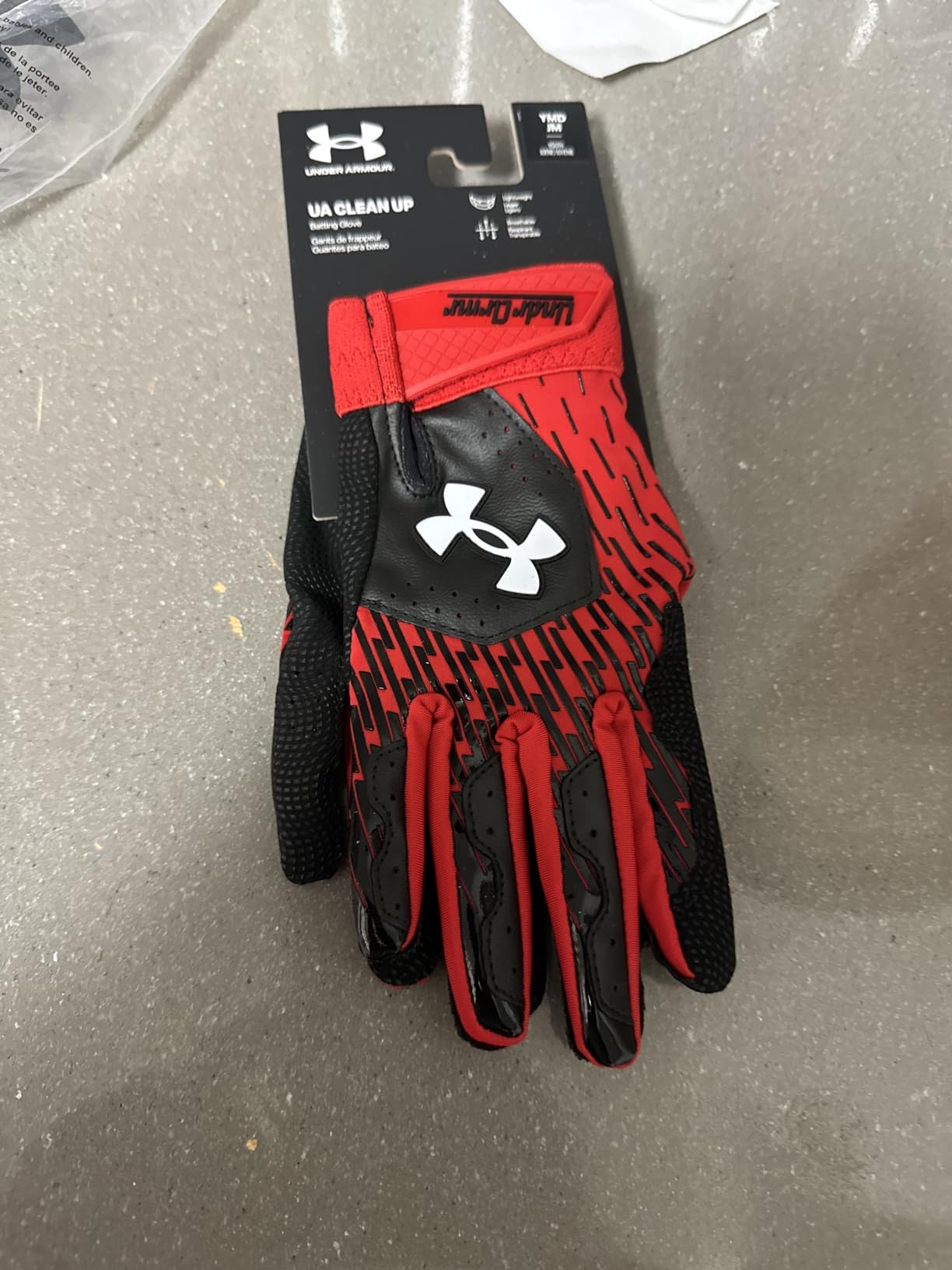 Under Armour Boys Youth Clean Up Baseball Gloves customer photo 1