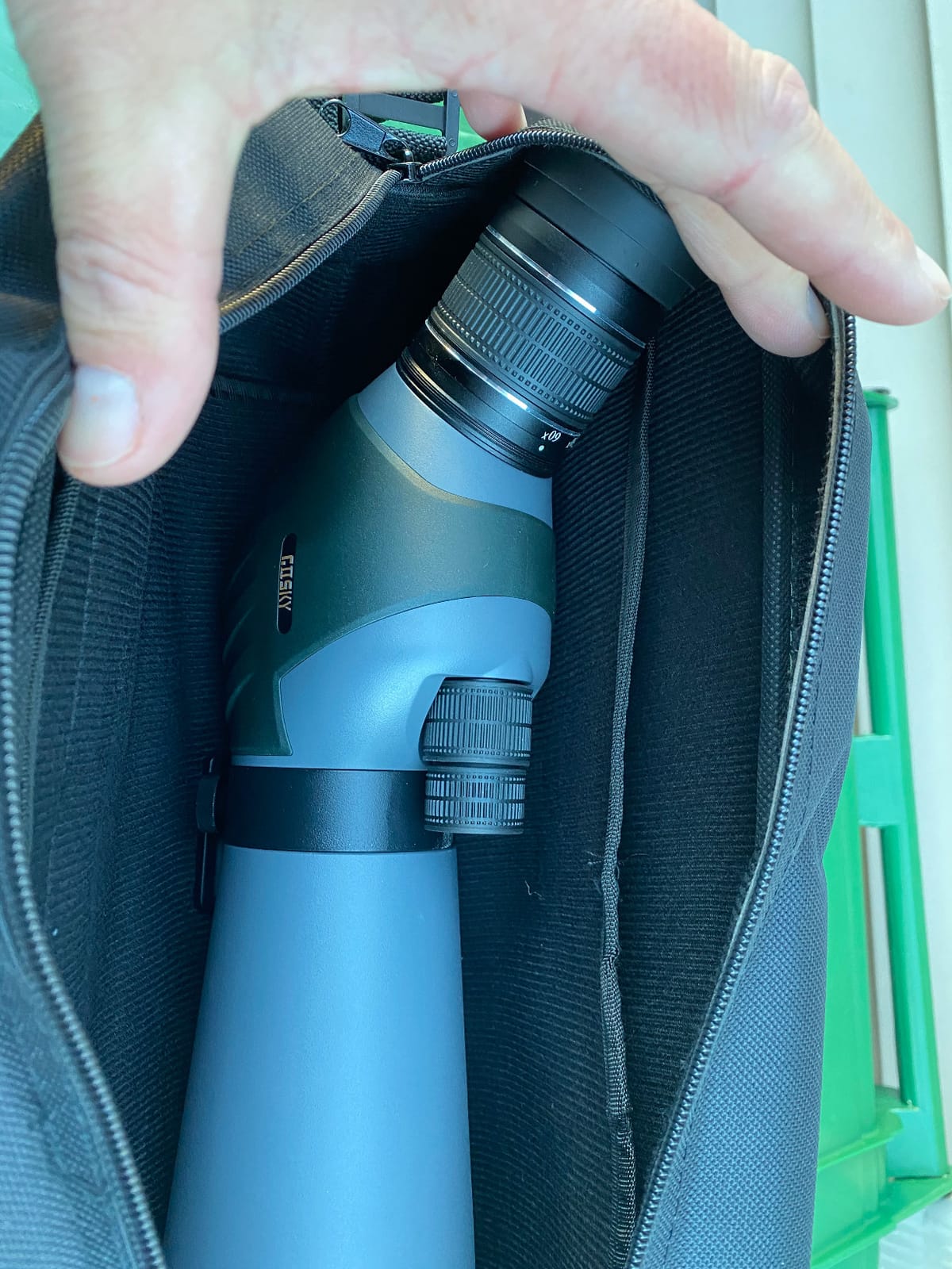 Gosky Falcon 20-60x85 Spotting Scope with Full Size Tripod for Birding customer photo 2