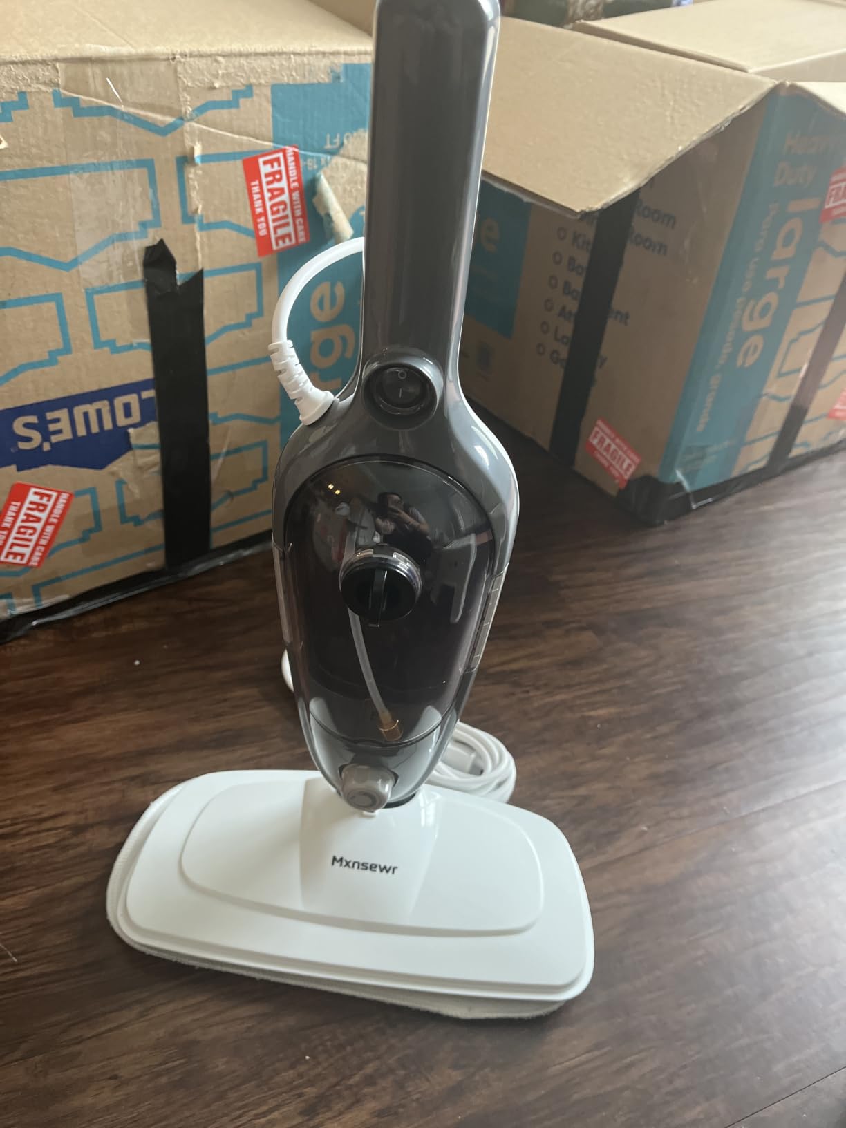 Steam Mop 11-in-1 Handheld Detachable Adjustable Steam Cleaner, Gray customer photo 2