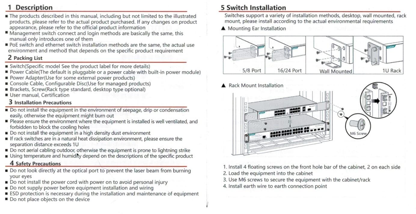 YuanLey 18 Port 2.5G PoE Switch Unmanaged, 16 x 2.5G Base-T PoE Ports, 2 x 10G SFP+, IEEE802.3af/at, 250W, Compatible with 100/1000/2500Mbps, Metal Case, Desktop/Rack Mount 2.5Gbe Network Switch customer photo 2