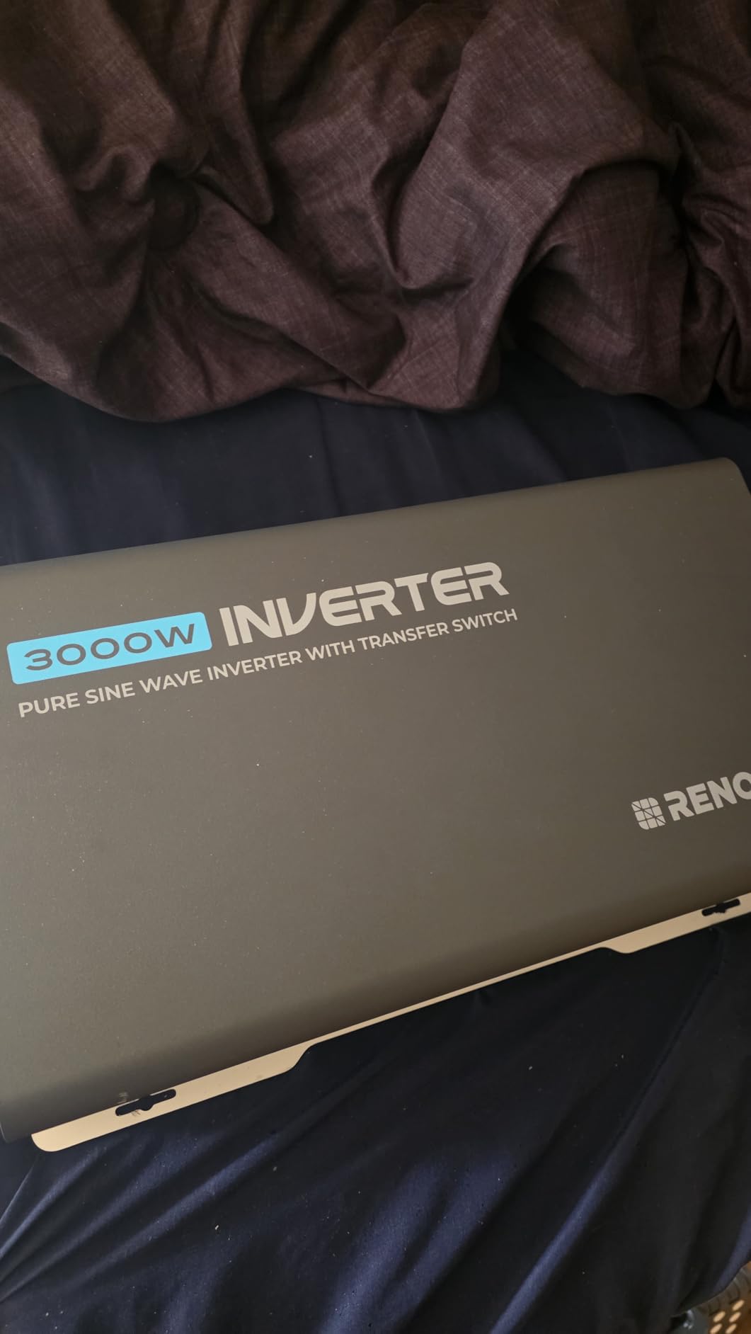 Renogy Inverter PUH, 3000W Pure Sine Wave Power Inverter with UPS Transfer Switch & Bluetooth, 12V DC to 120V AC Converter for RV, Truck, Home,Camping - 6000W Surge Power, Remote Monitoring | 12V DC to 120V AC Converter for RV, Truck, Home, Camping,92% High Efficiency, 6000W Surge, AC Outlet, Remote Monitoring customer photo 1