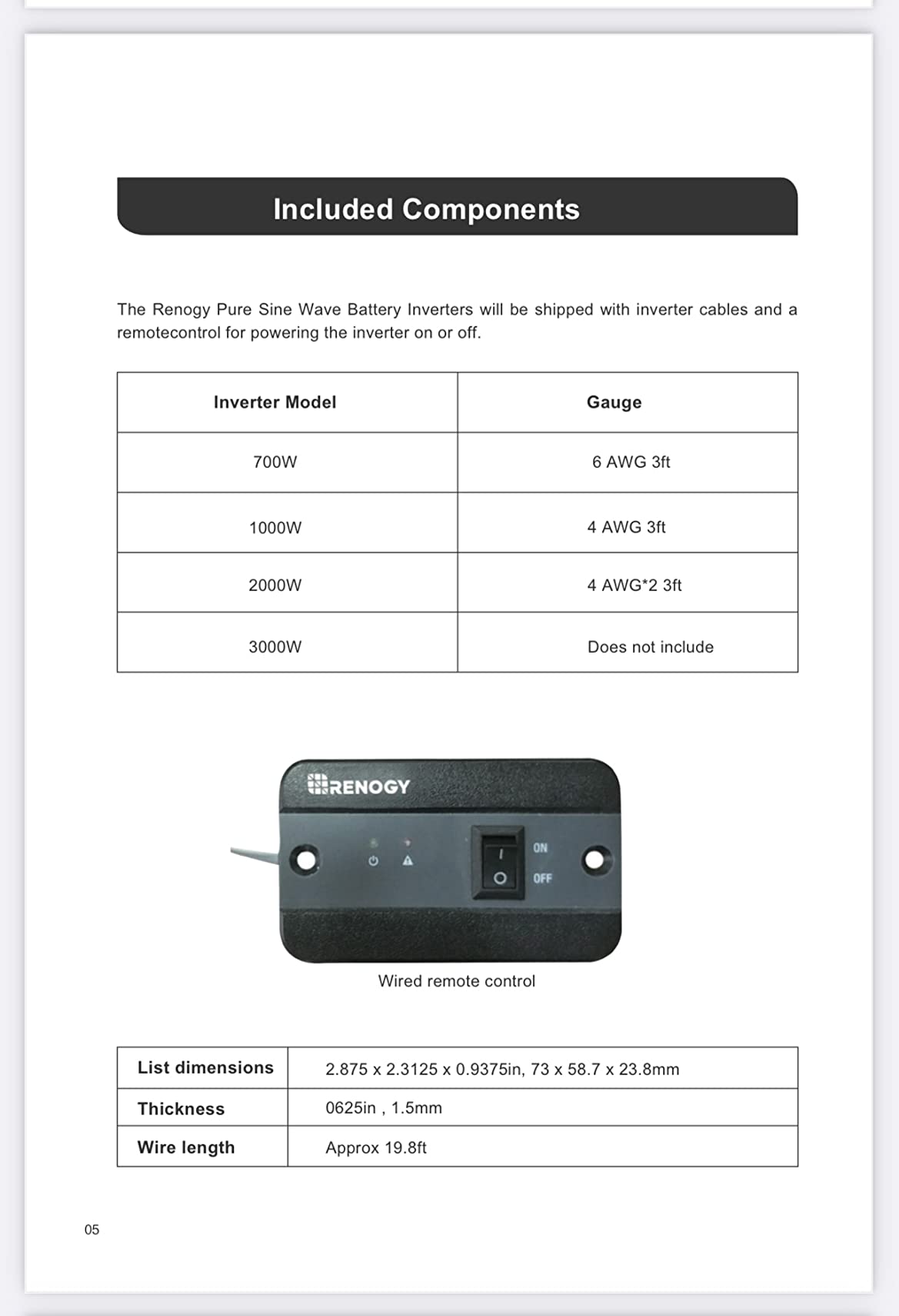 Renogy Inverter PUH, 3000W Pure Sine Wave Power Inverter with UPS Transfer Switch & Bluetooth, 12V DC to 120V AC Converter for RV, Truck, Home,Camping - 6000W Surge Power, Remote Monitoring | 12V DC to 120V AC Converter for RV, Truck, Home, Camping,92% High Efficiency, 6000W Surge, AC Outlet, Remote Monitoring customer photo 2