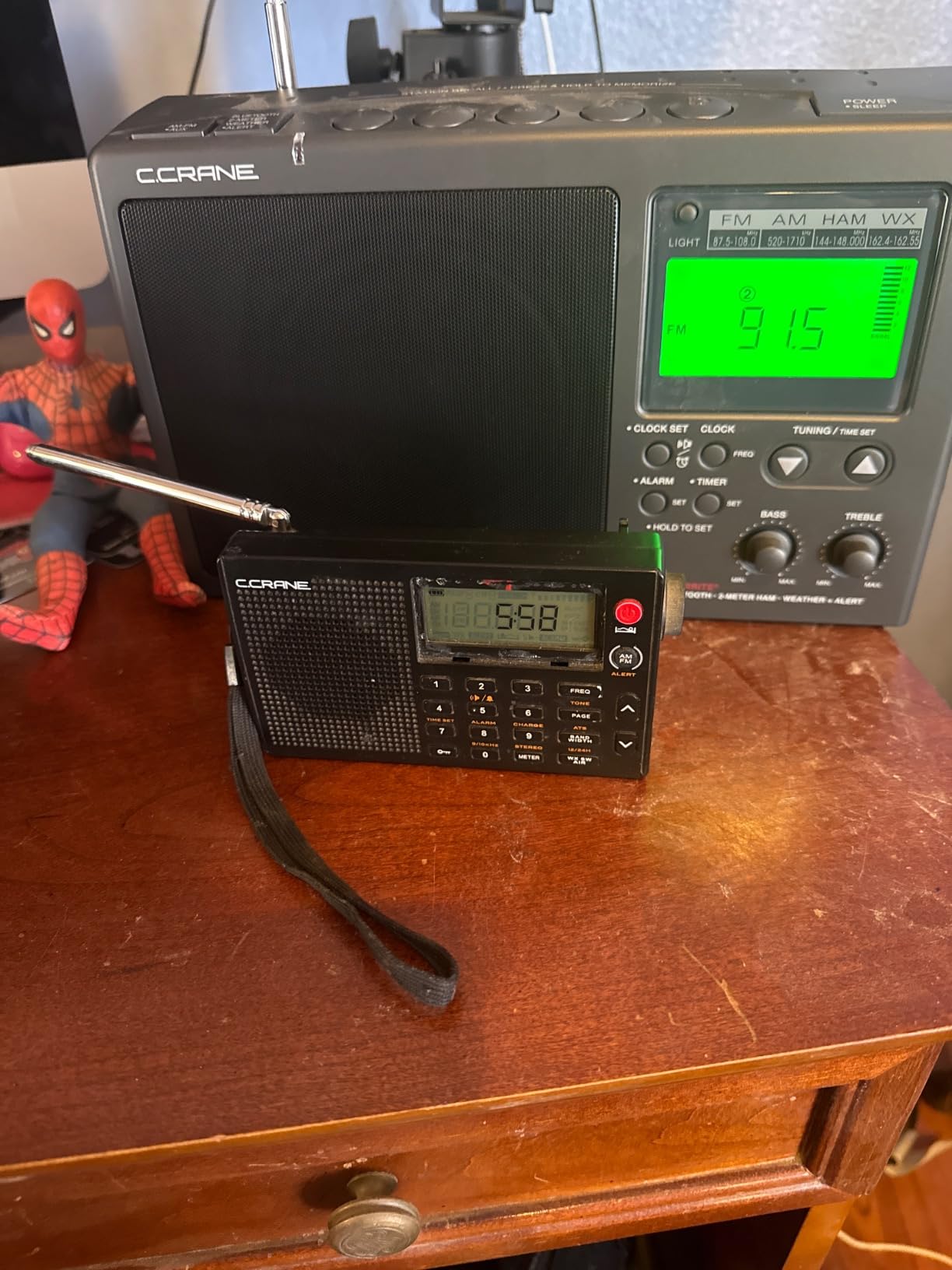 C. Crane CCRadio Solar with Bluetooth Receiving, Emergency Crank NOAA Weather AM/FM– Multi Powered Radio - Built in LED Flashlight and Cellphone Charger customer photo 1
