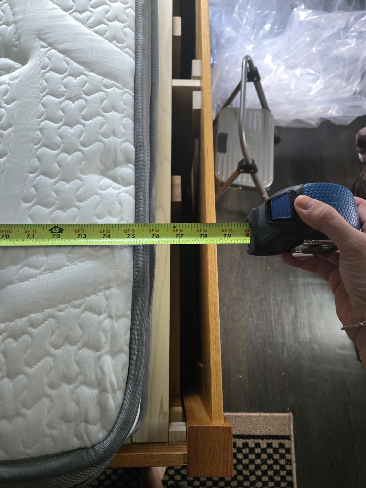 Sleep Firm Mattress with Extra Lumbar & Shoulder Support, Hotel Collection Hybrid Single Mattresses Pain Relief - Fiberglass Free - 365 Night Trial (Queen, 12, 12, Inches, Medium) customer photo 2