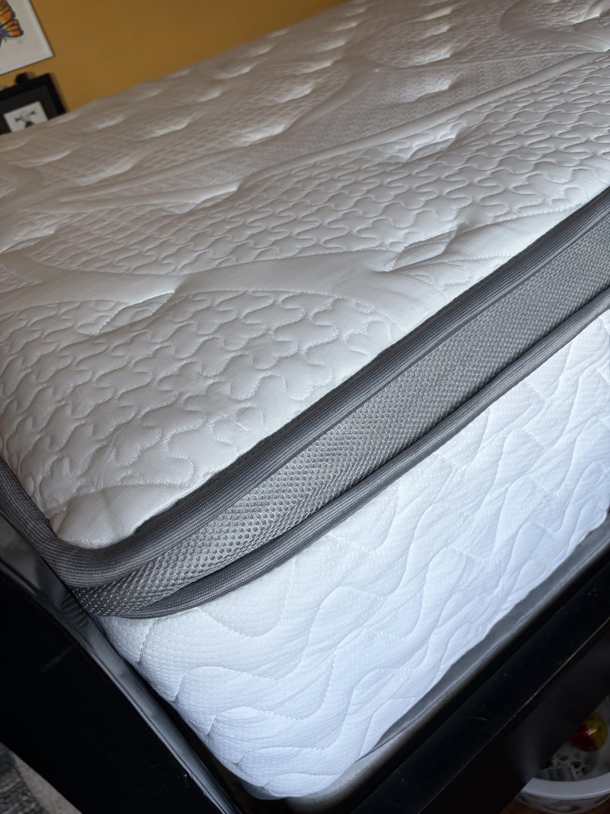 SLEEP100 Firm Full Mattress 14 Inches - Cooling 5-Zone Deep Sleep Mattress with Extra Lumbar & Shoulder Support, Hotel Collection Hybrid Single Mattresses Pain Relief - Fiberglass Free customer photo 1