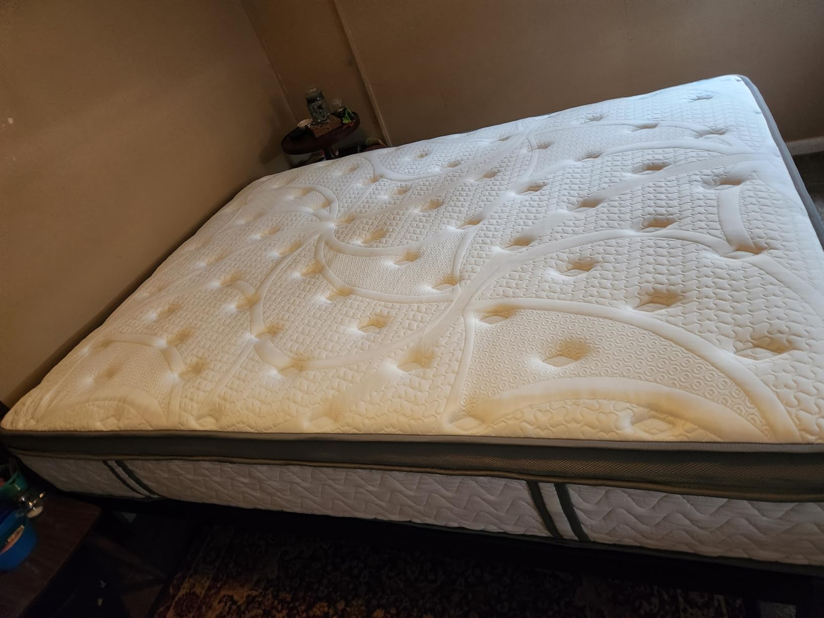SLEEP100 Firm Full Mattress 14 Inches - Cooling 5-Zone Deep Sleep Mattress with Extra Lumbar & Shoulder Support, Hotel Collection Hybrid Single Mattresses Pain Relief - Fiberglass Free customer photo 2