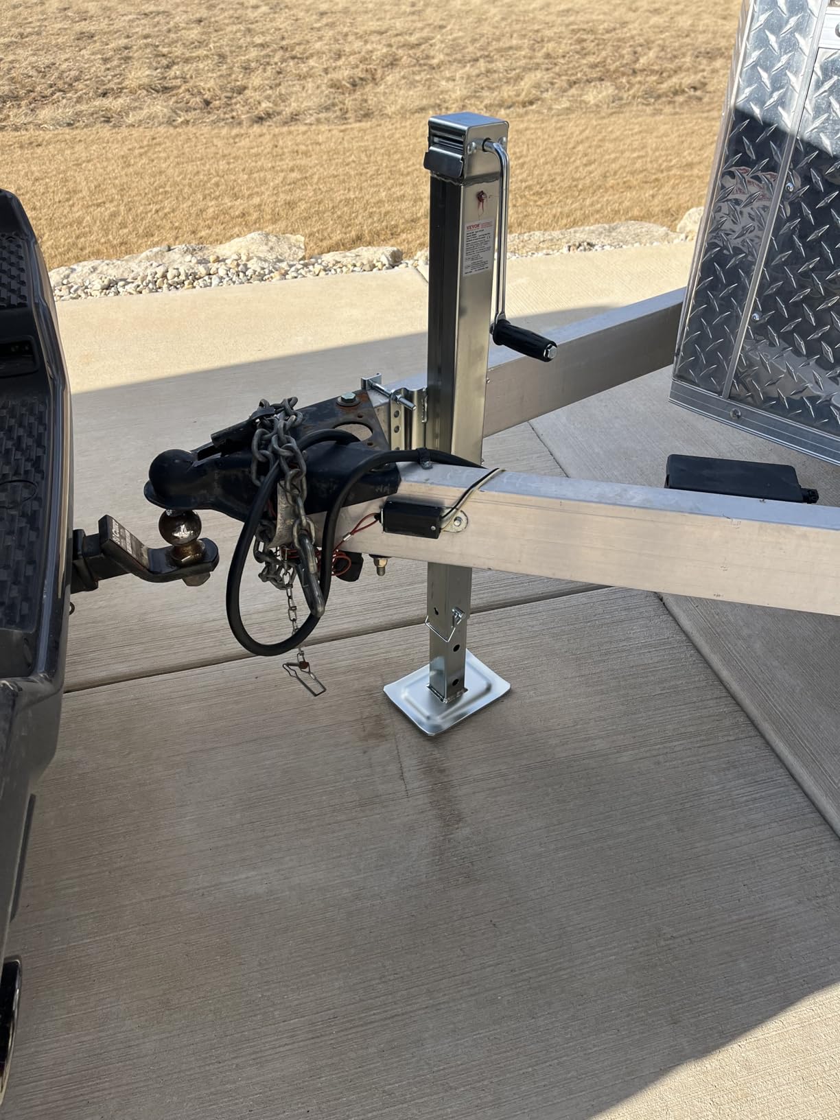 VEVOR Heavy Duty Swivel Trailer Jack, 8000 lbs Static Load Capacity, 28.5