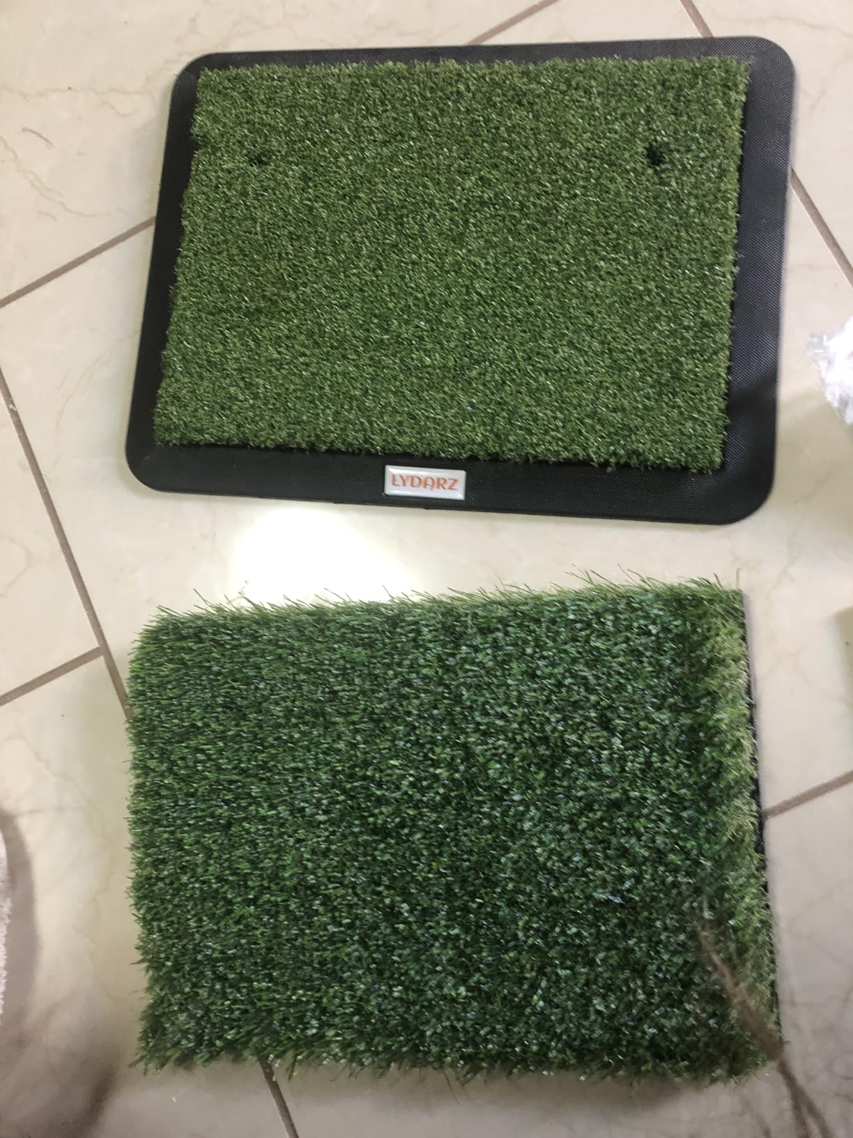 Golf Hitting Mats Training Equipment, Golf Practice Mat with Instant Swing Path Feedback, 3 Replaceable Golf Training Mats with No-Slip Heavy Duty Rubber Base customer photo 1