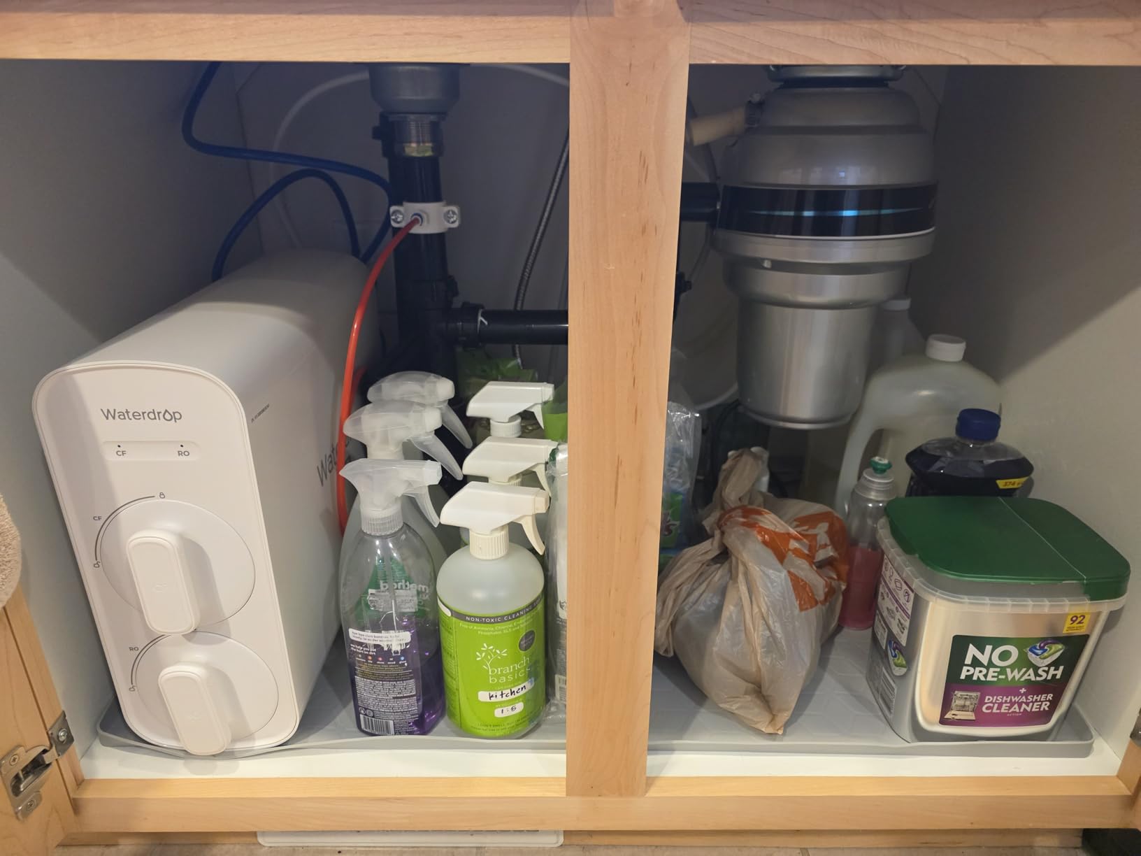 Waterdrop G5P500A Reverse Osmosis System, 8-Stage RO Filtration, Alkaline customer photo 1