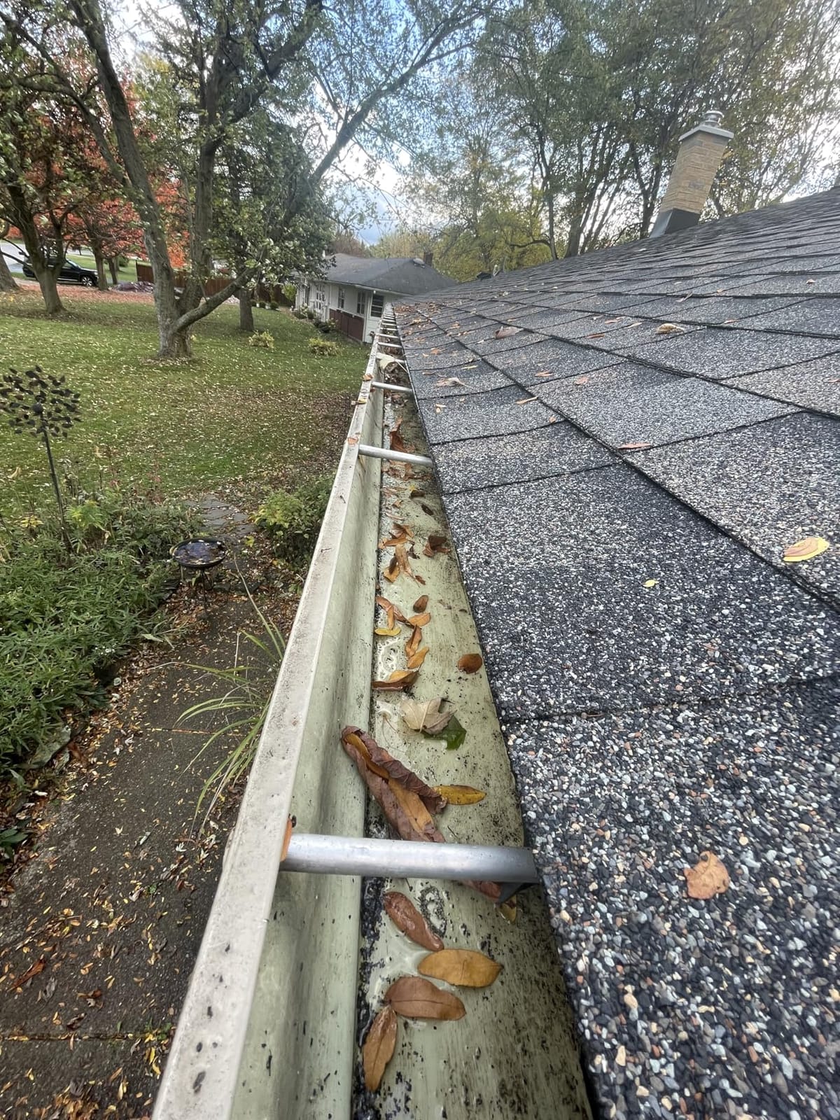 Alloyman Roof Gutter Cleaning from The Ground,40V Cordless Leaf Blowers | 55