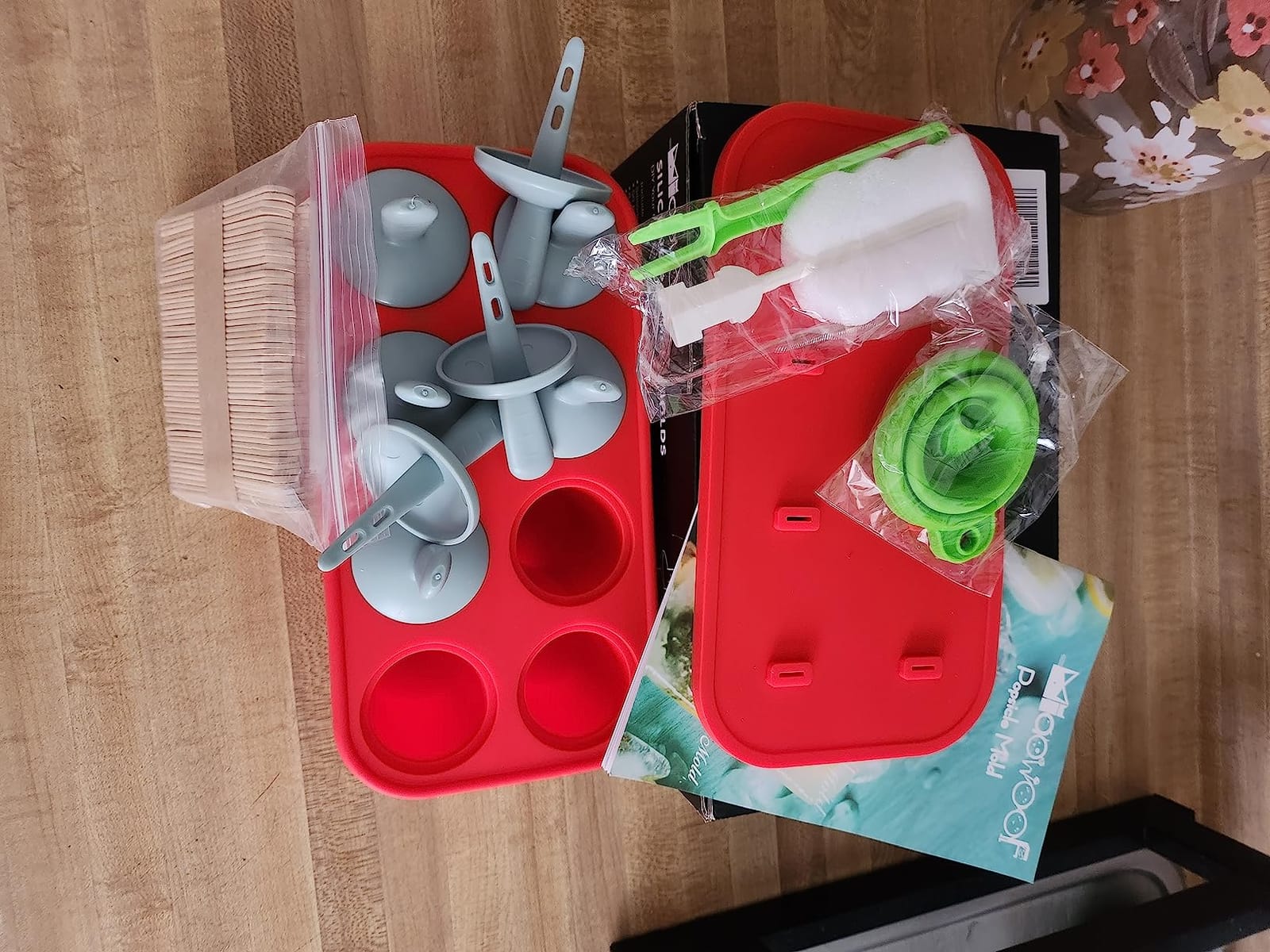 Silicone Popsicle Molds for Toddlers, 6-Cavity Mini Popsicle Molds customer photo 1