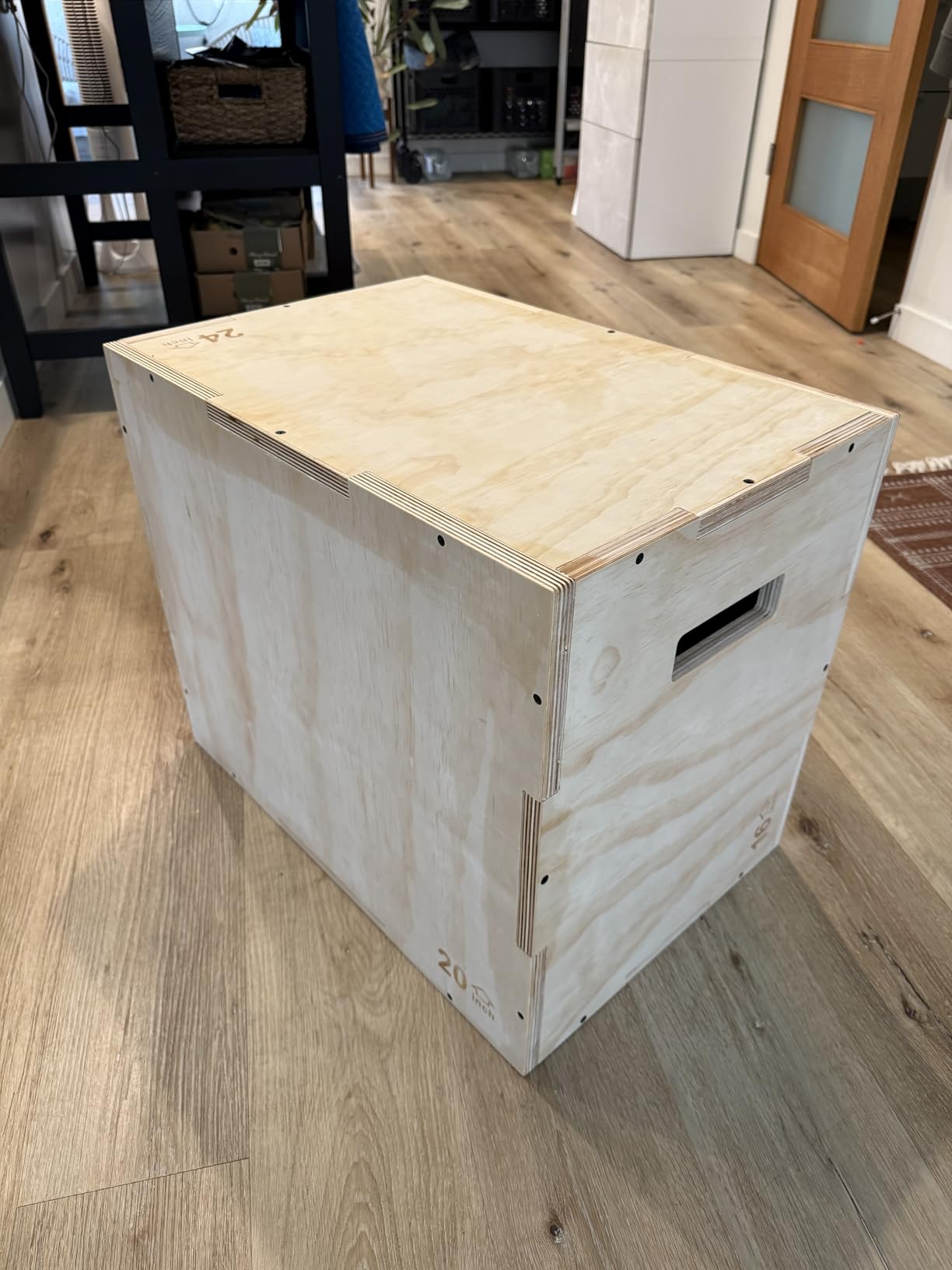 Amazon Basics Plyometric Jump Box, Plyo Box Jumps for Home Gym customer photo 2