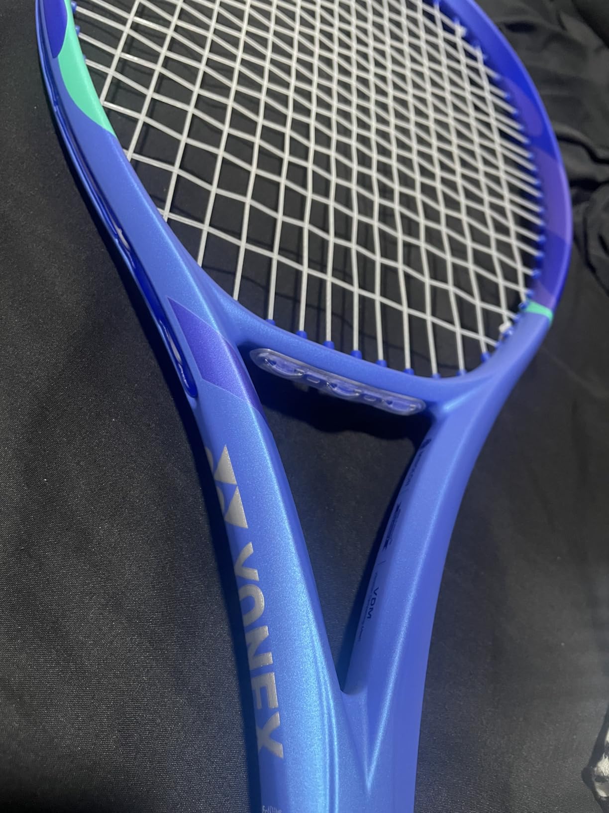 YONEX Unisex EZONE 100 Blast Blue Racquet | Powerful 16x19 Strings Arm-Friendly Graphite Racket for Advanced Tennis Players customer photo 1