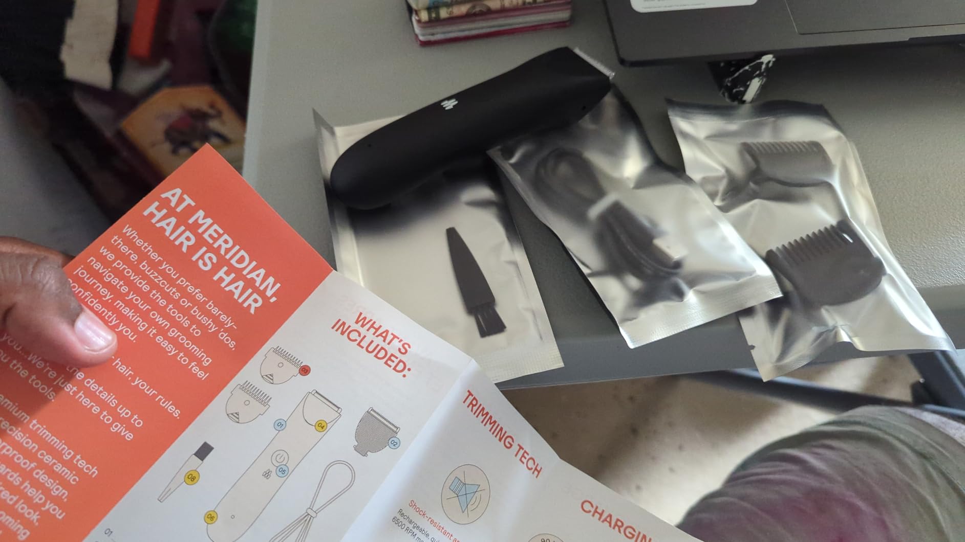 MERIDIAN The Slimmer Trimmer | Waterproof Bikini Trimmer for Women | Sky customer photo 1