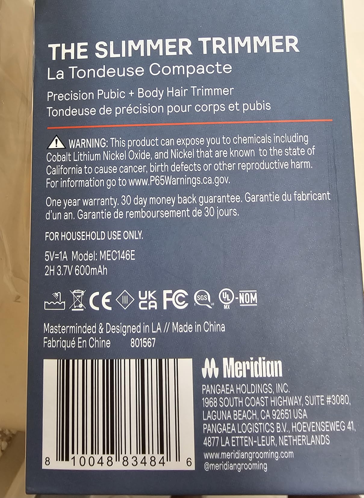 MERIDIAN The Slimmer Trimmer | Waterproof Bikini Trimmer for Women | Sky customer photo 2