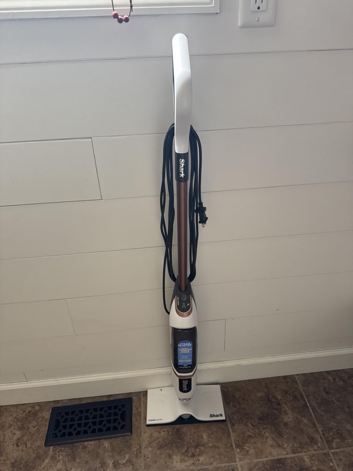 Shark SteamSpot Steam Mop with Steam Blaster Technology, White, S2001 customer photo 2