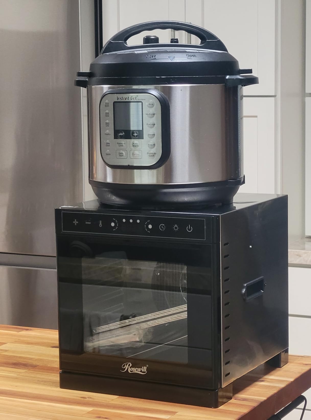 Rosewill Compact Food Dehydrator, 5 Stackable Trays with Adjustable 48H Timer and Temperature Control - 400W Electric Food Dryer for Jerky, Fruits, Herbs, Veggies, Meat & Dog Treats customer photo 2