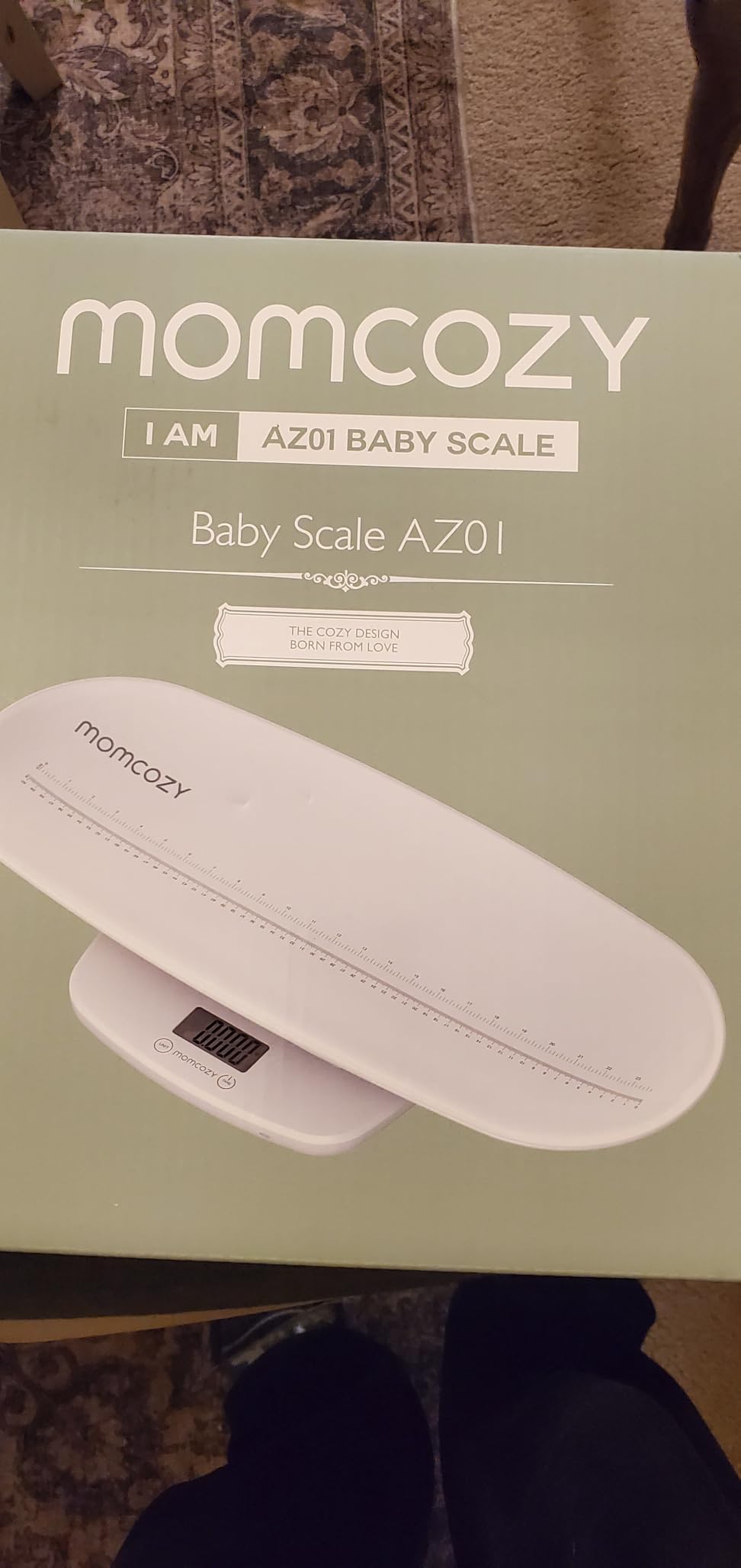 Momcozy Baby Scale, Weight, Height and Weighted Feeds, Removable Tray, customer photo 1