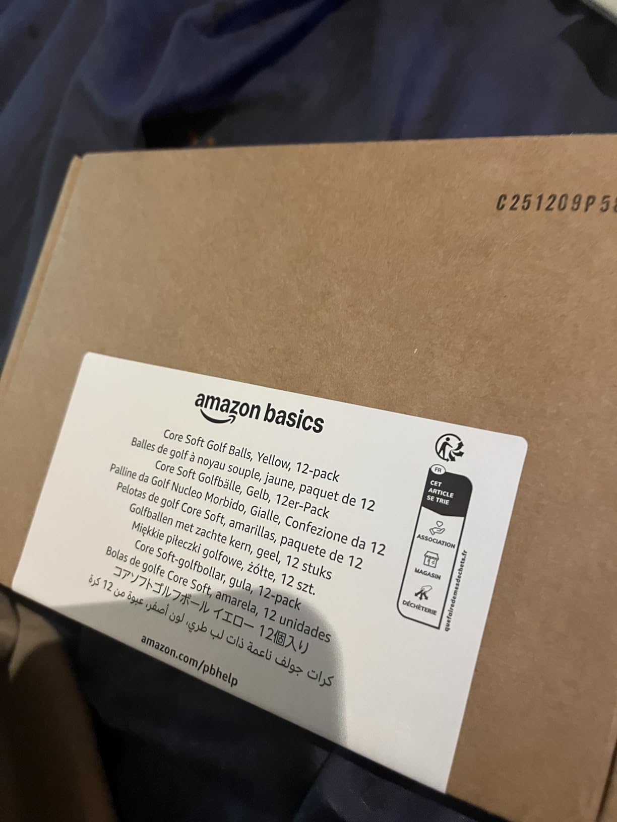 Amazon Basics Core Soft Golf Balls, Low Compression, Side Stamp Alignment customer photo 2