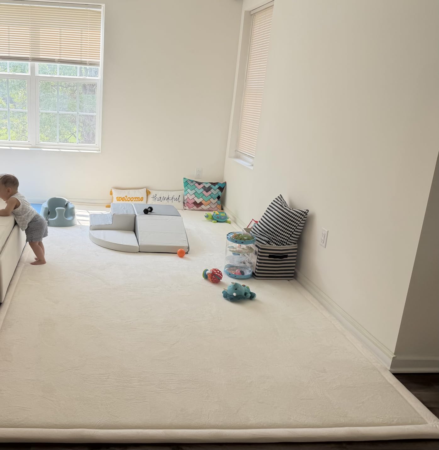 Baby Play Mat for Floor Nursery Rug Muscle Mat Area Rug Playroom Rug 50