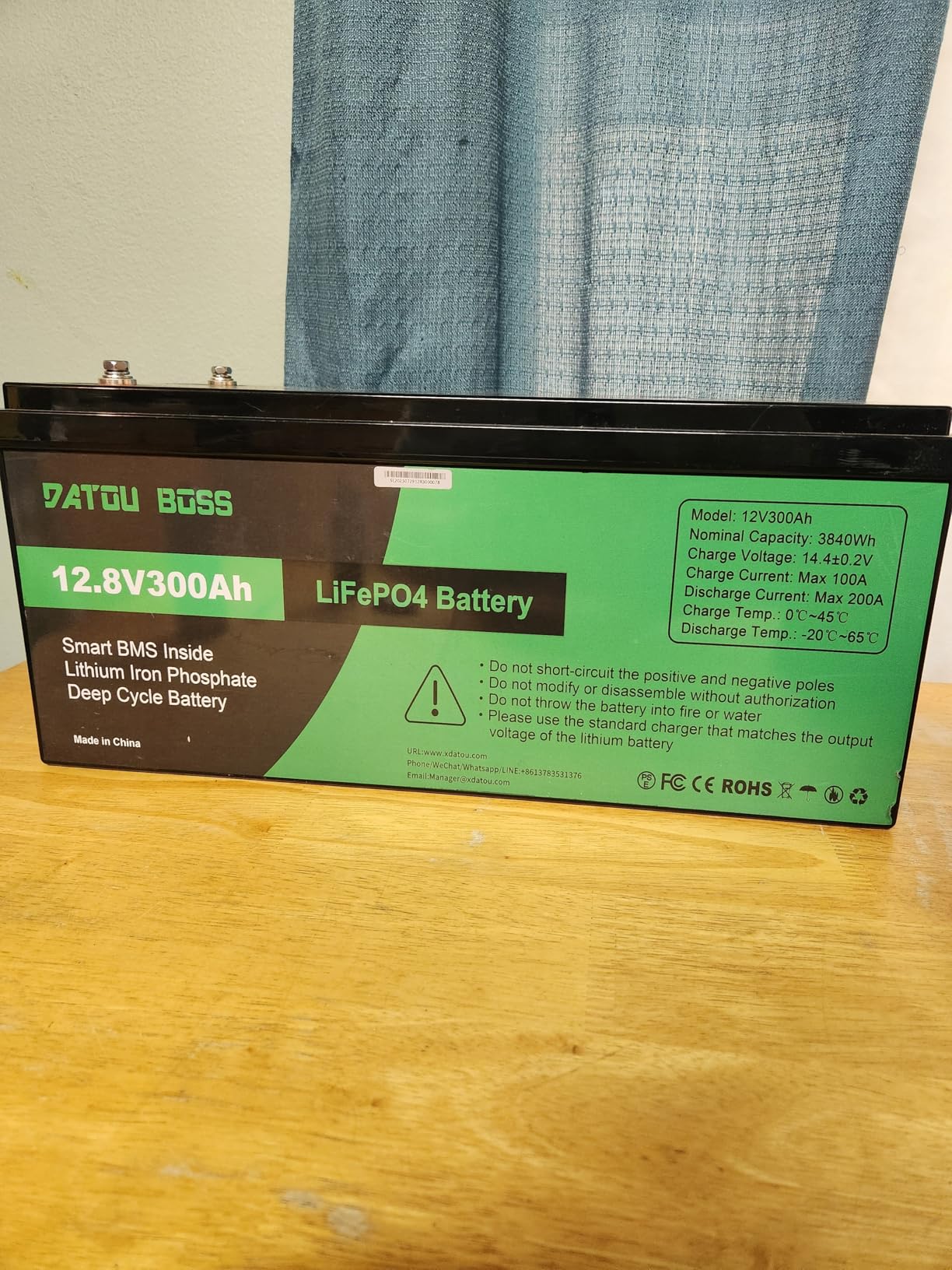 12V 100Ah LiFePO4 Lithium Battery Group 31 with Built-in 100A BMS | 15000 Deep Cycles, Lightweight Lithium Iron Phosphate Battery for Home Energy, RV, Trolling Motor, Marine, Solar, Off-Grid customer photo 2