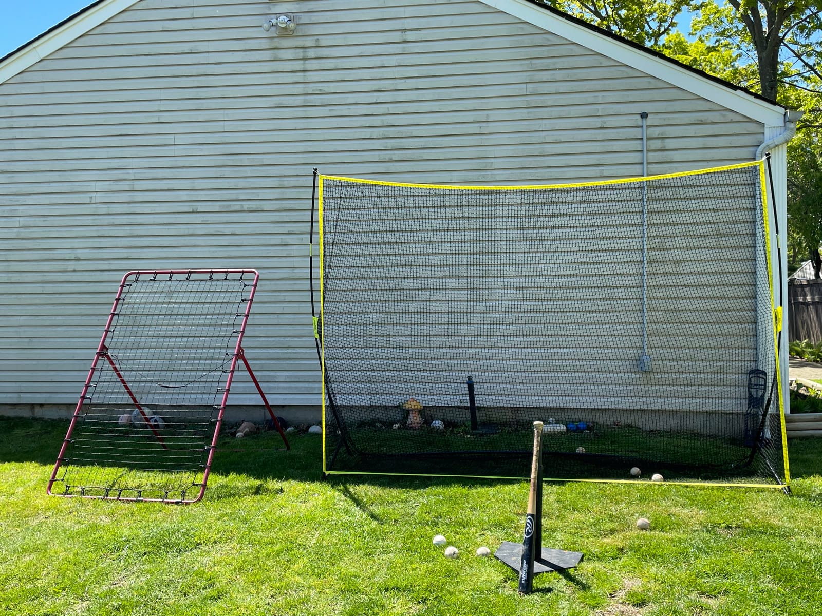 PodiuMax Golf Net, 10x7ft Golf Practice Net with Noise Reduce Silk Target Driving Real Balls, Hitting Nets for Backyard Garage, Improve Chipping Putting Pitching,Gift for Men & Golfers customer photo 2