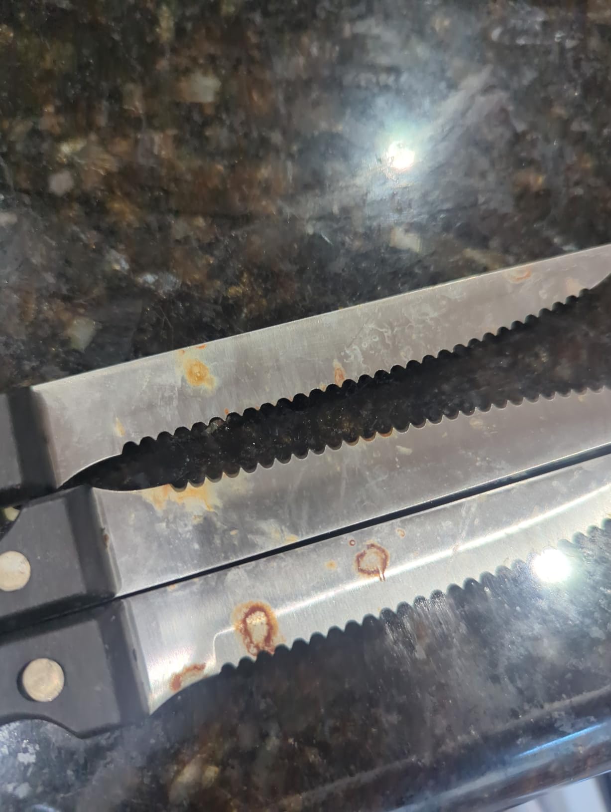 Steak Knives Set of 8, Sharp Triple Rivet Steak Knife Sets, High-Carbon Stainless Steel Serrated Blades, Ergonomic Handles Serrated Steak Knives, Dinner Knife for Kitchen Restaurant, Dishwasher Safe customer photo 1