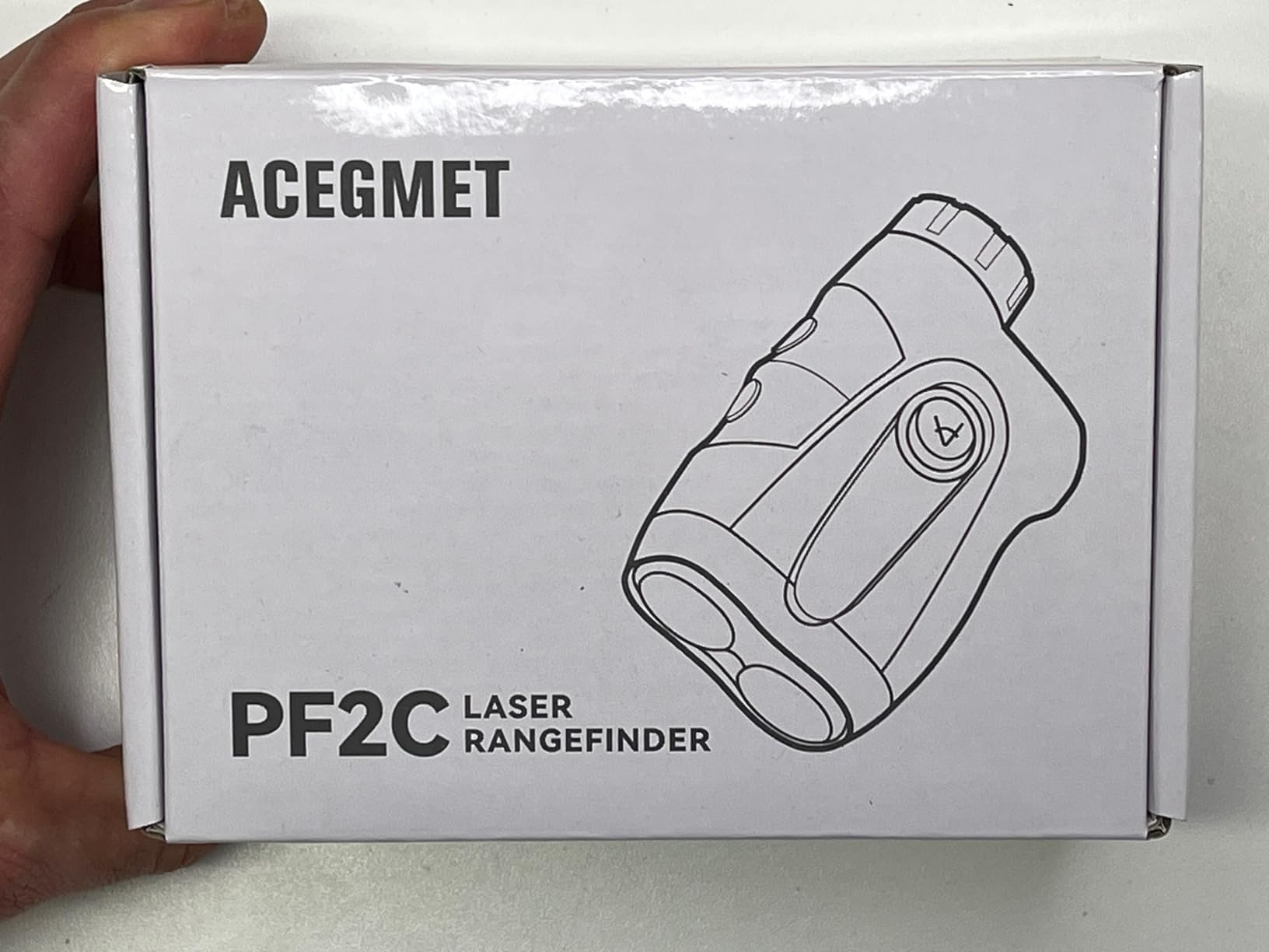 ACEGMET PFS5 Golf Range Finder, Slope & Triangulation, Magnetic, 1300 Yards customer photo 2