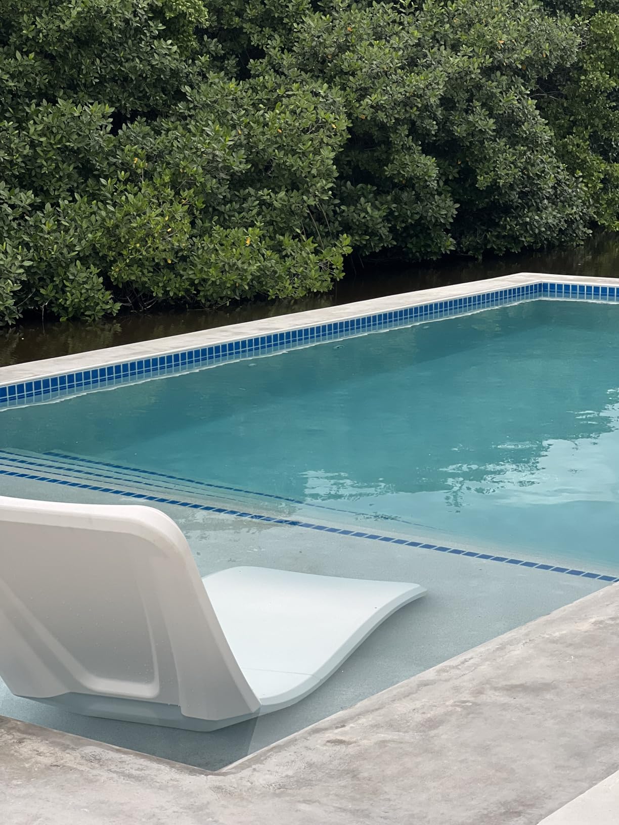 Coast Modern in Pool Lounge Chair - Waterproof & Weighted Chaise Lounger - Outdoor Pool Furniture for Patio or in Baja Shelf customer photo 1