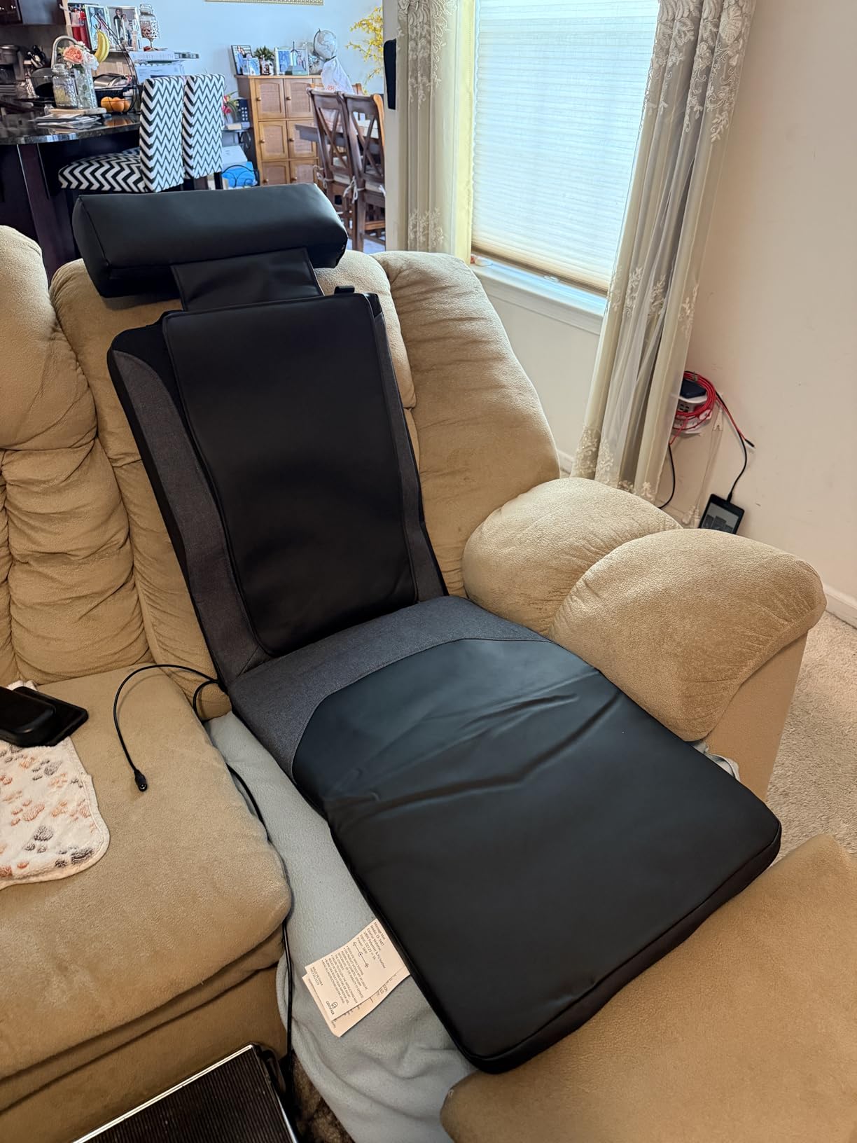 COMFIER FSA Full Body Massage Mat with Heat, HSA Eligible Shiatsu Back Massager for Pain Relief Kneading & Vibration, Graphene Heating Chair Massage Pad for Recliner Sofa Bed, Gifts for Mom Dad customer photo 1